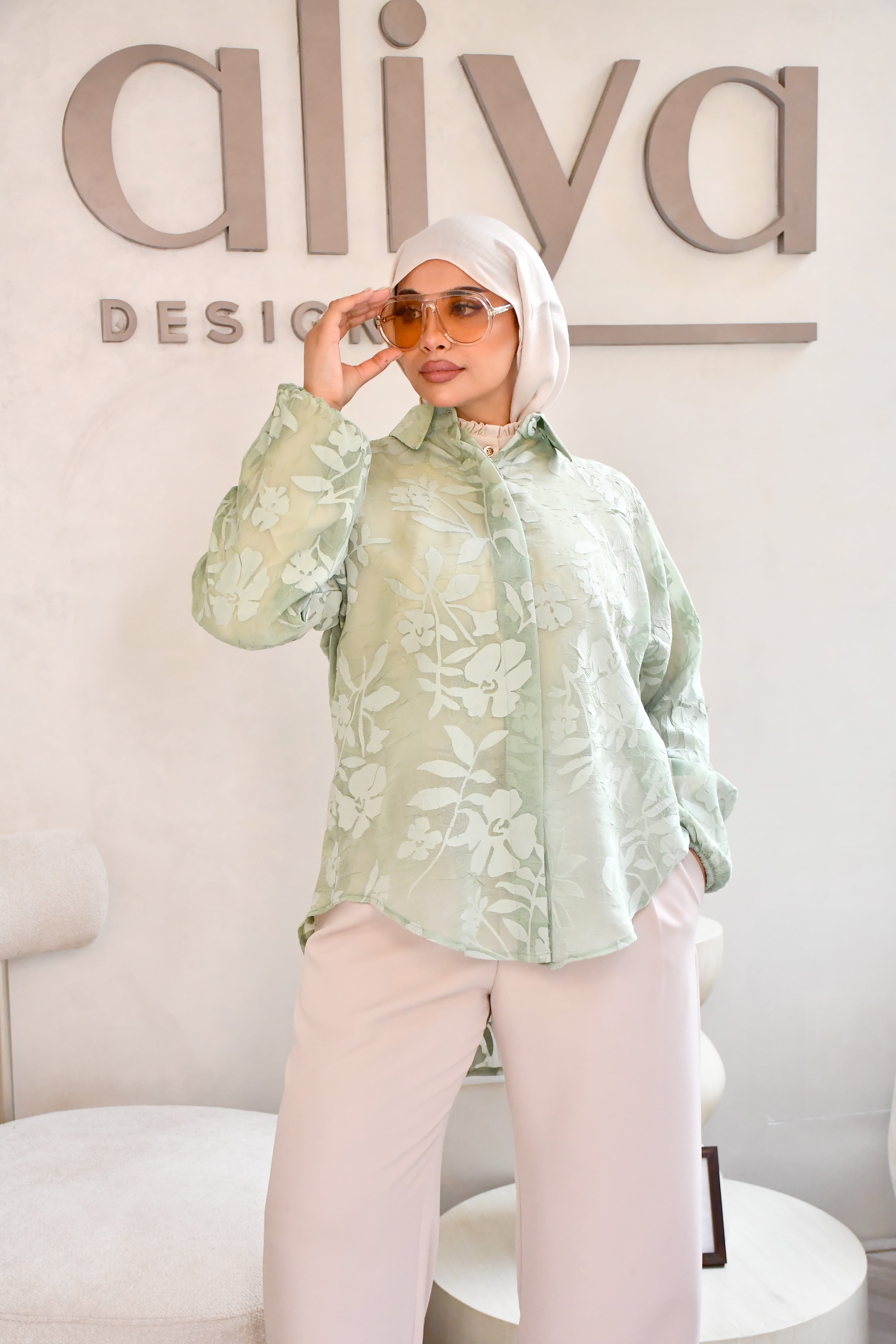 Floral Textured Shirt