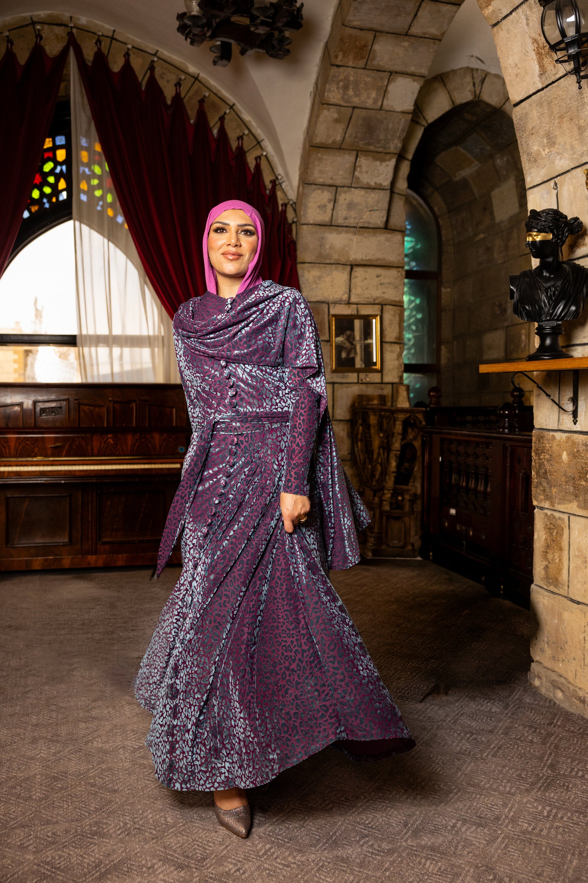 Alyiaa Dress -  Royal Purple