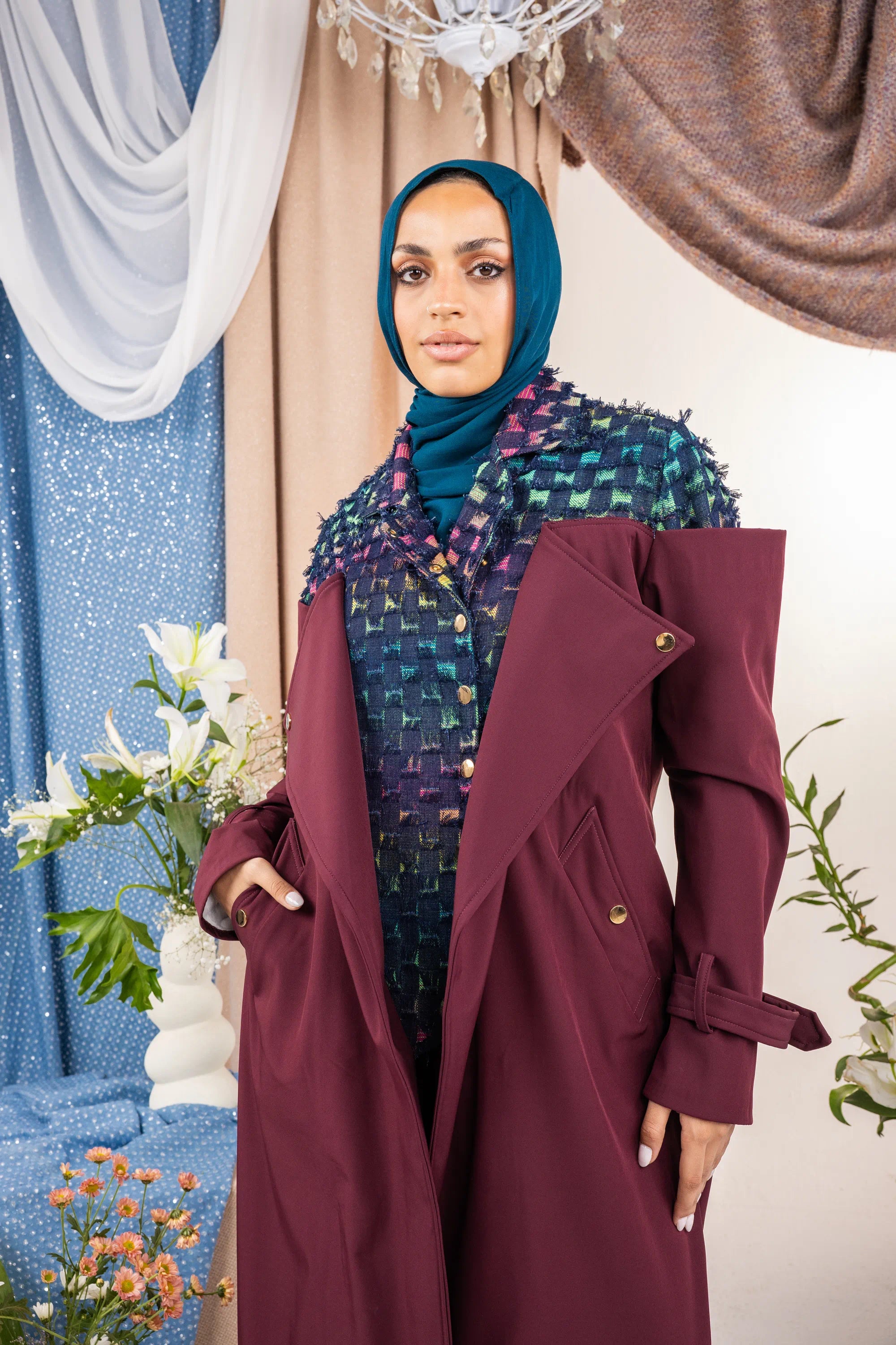 Shield Set - Burgundy