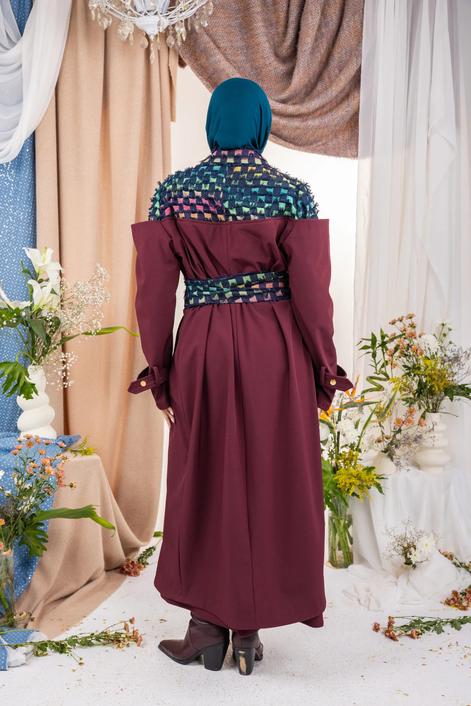 Shield Coat  - Burgundy