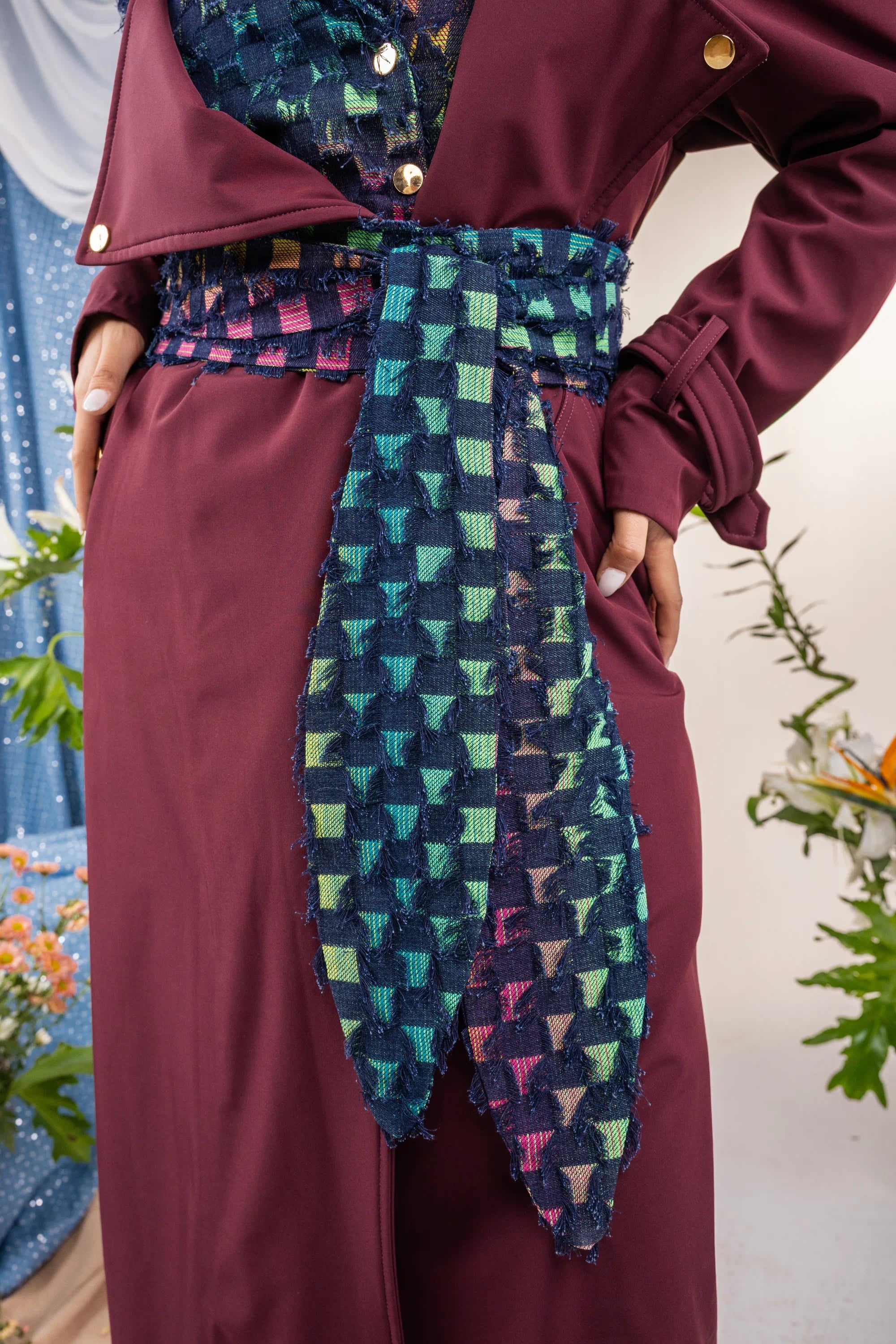 Shield Coat  - Burgundy