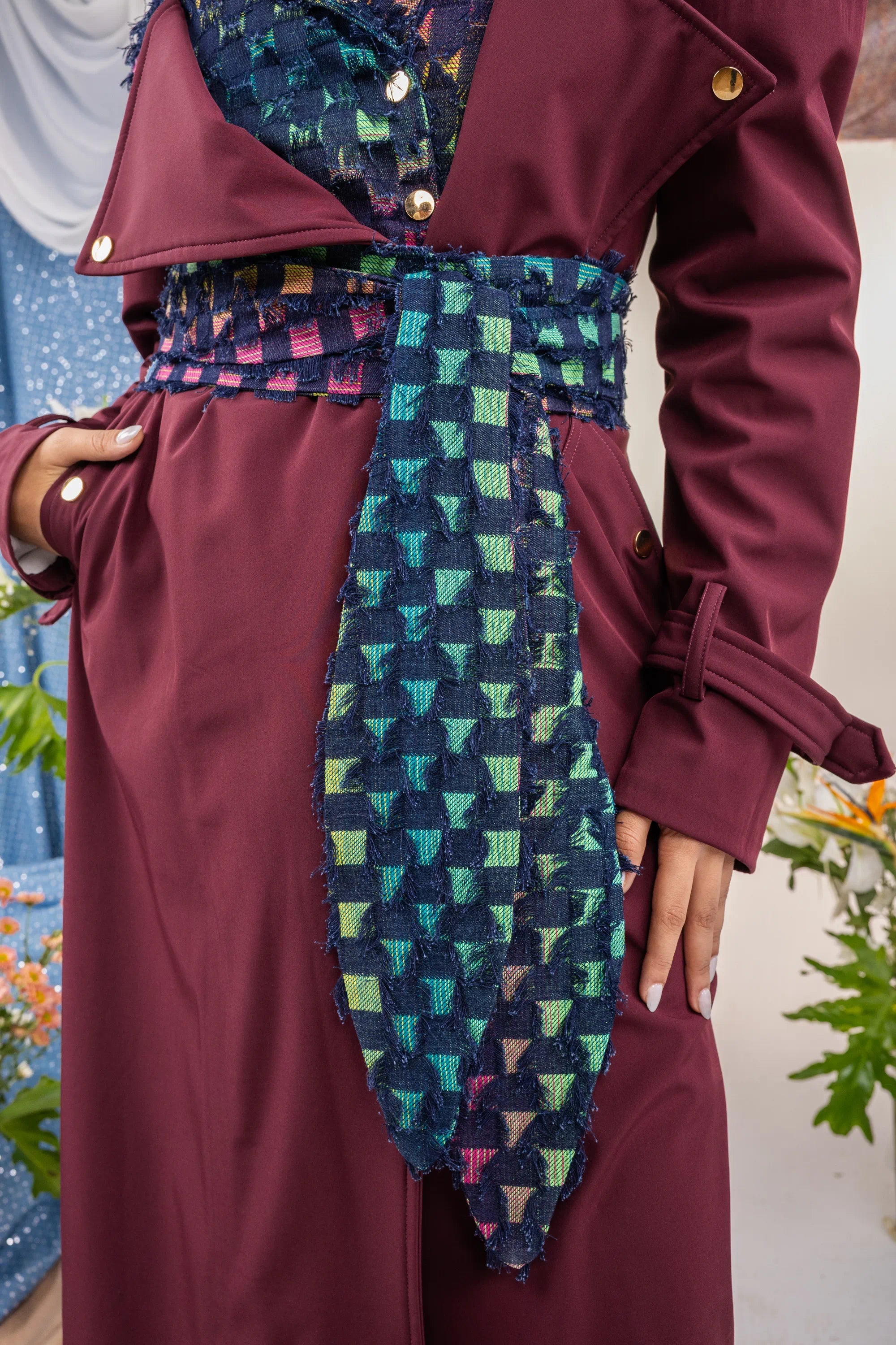 Shield Coat  - Burgundy