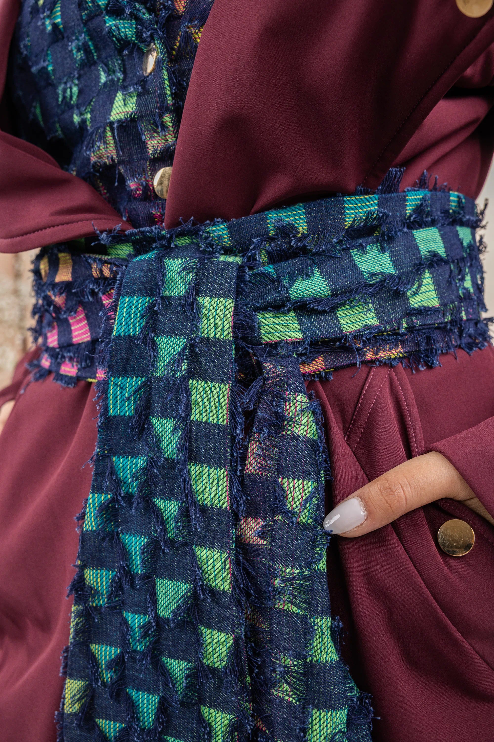 Shield Coat  - Burgundy