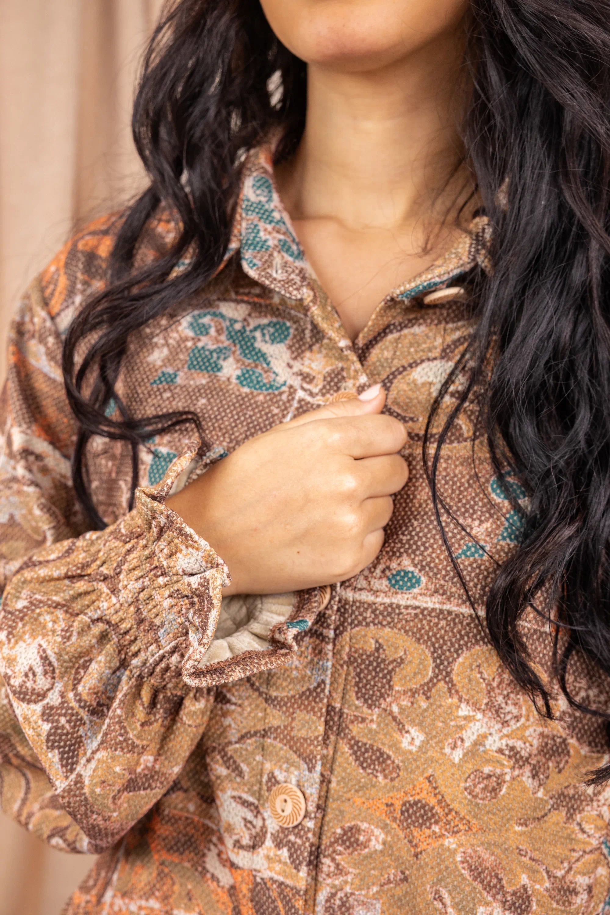 Pastel Dress - Brown