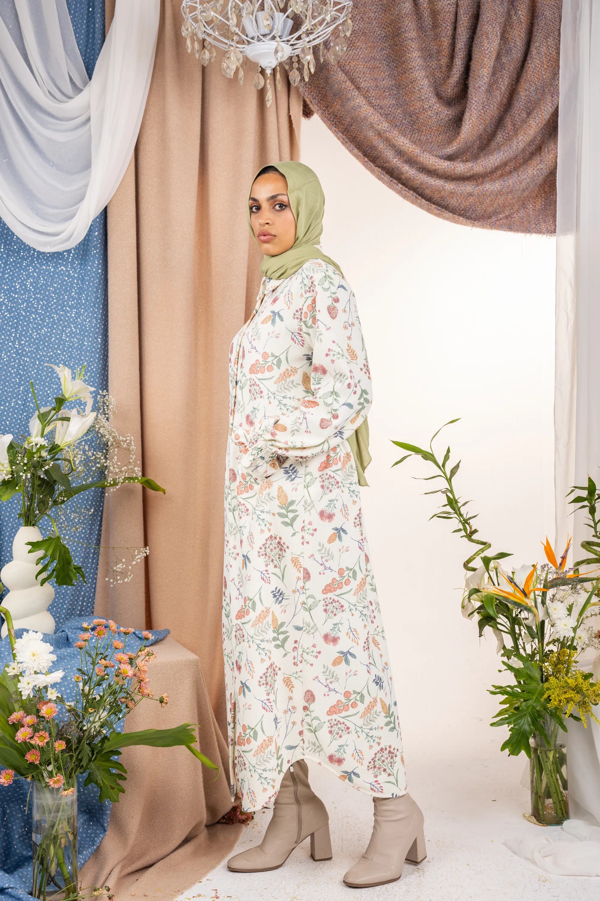 Pastel Dress - White