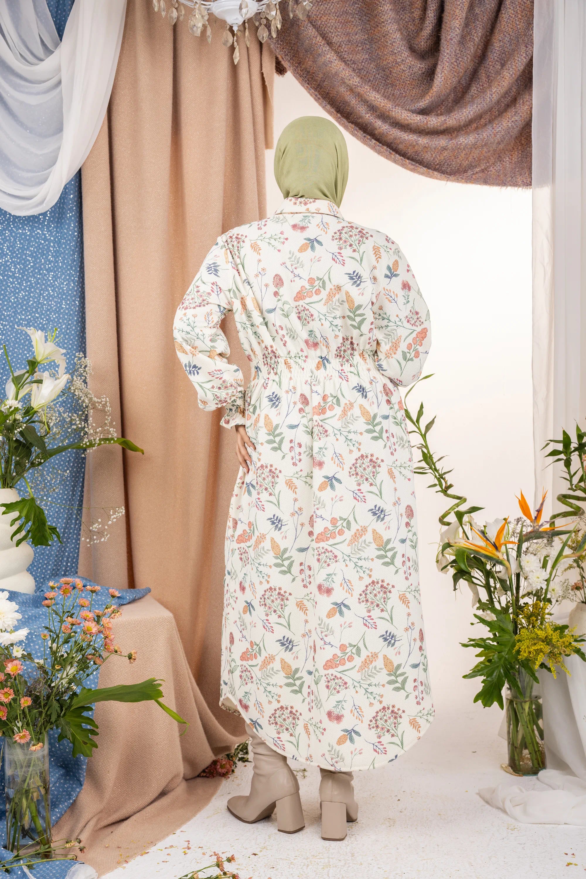 Pastel Dress - White