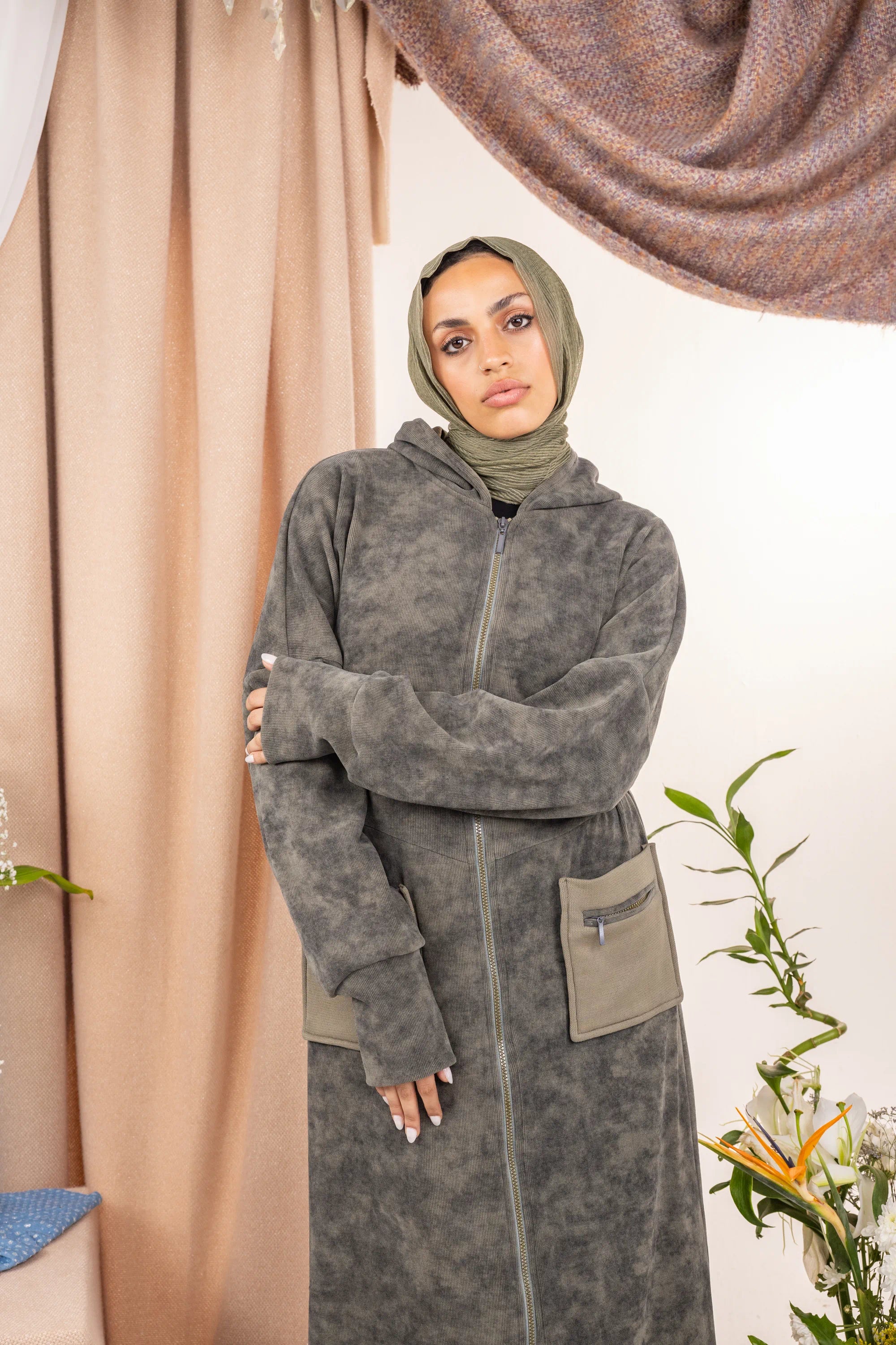 Pocket Dress - Olive