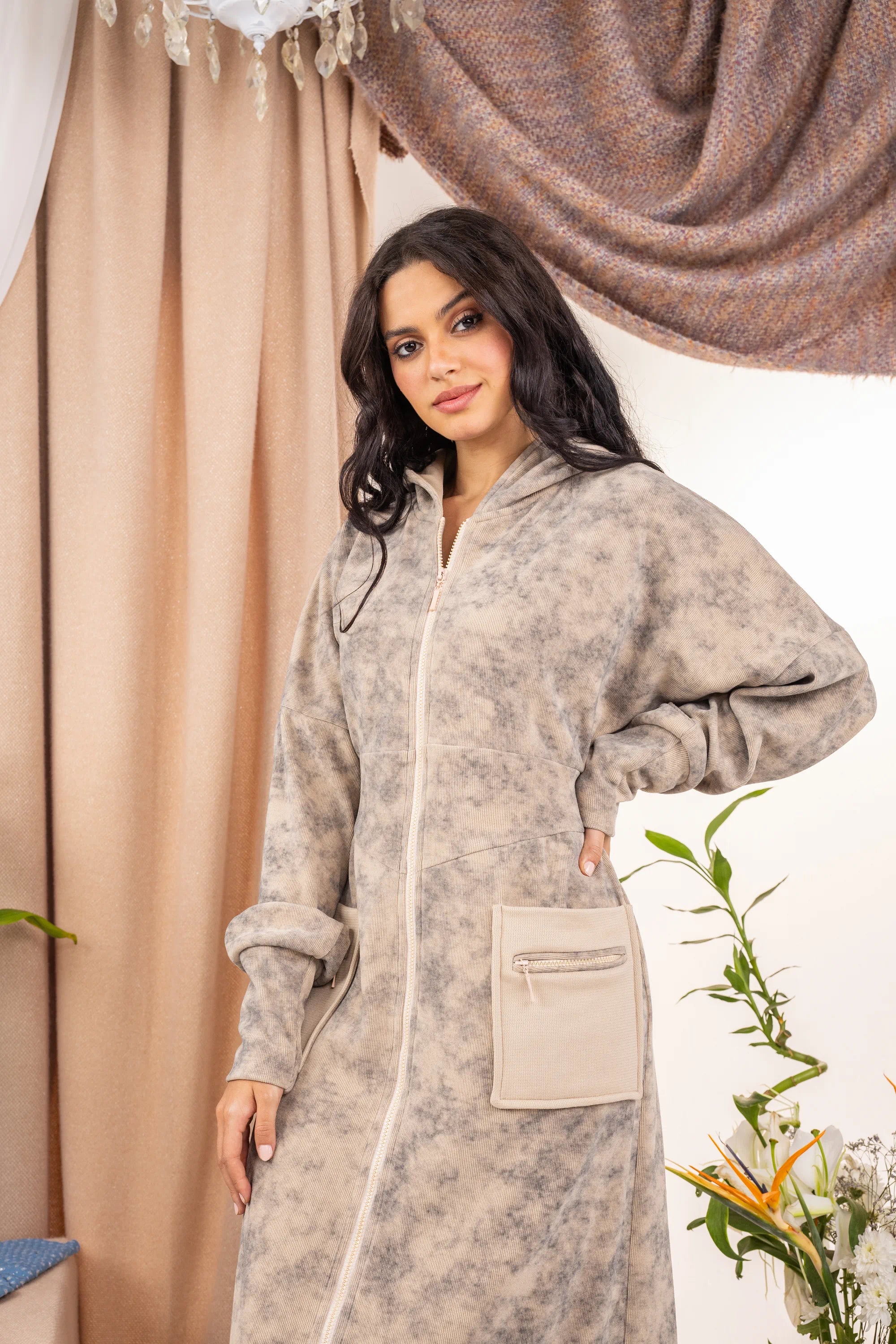 Pocket Dress - Beige