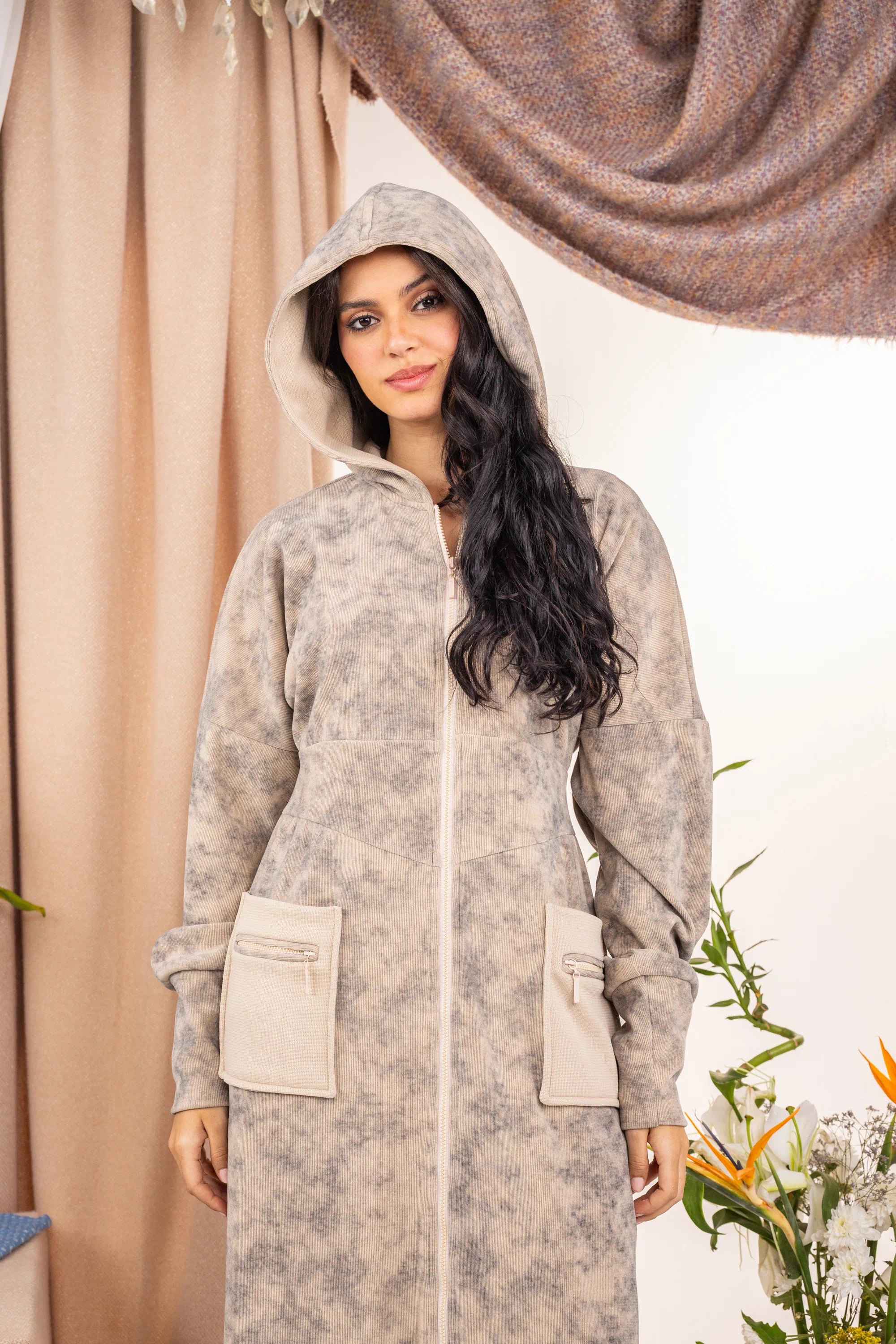 Pocket Dress - Beige