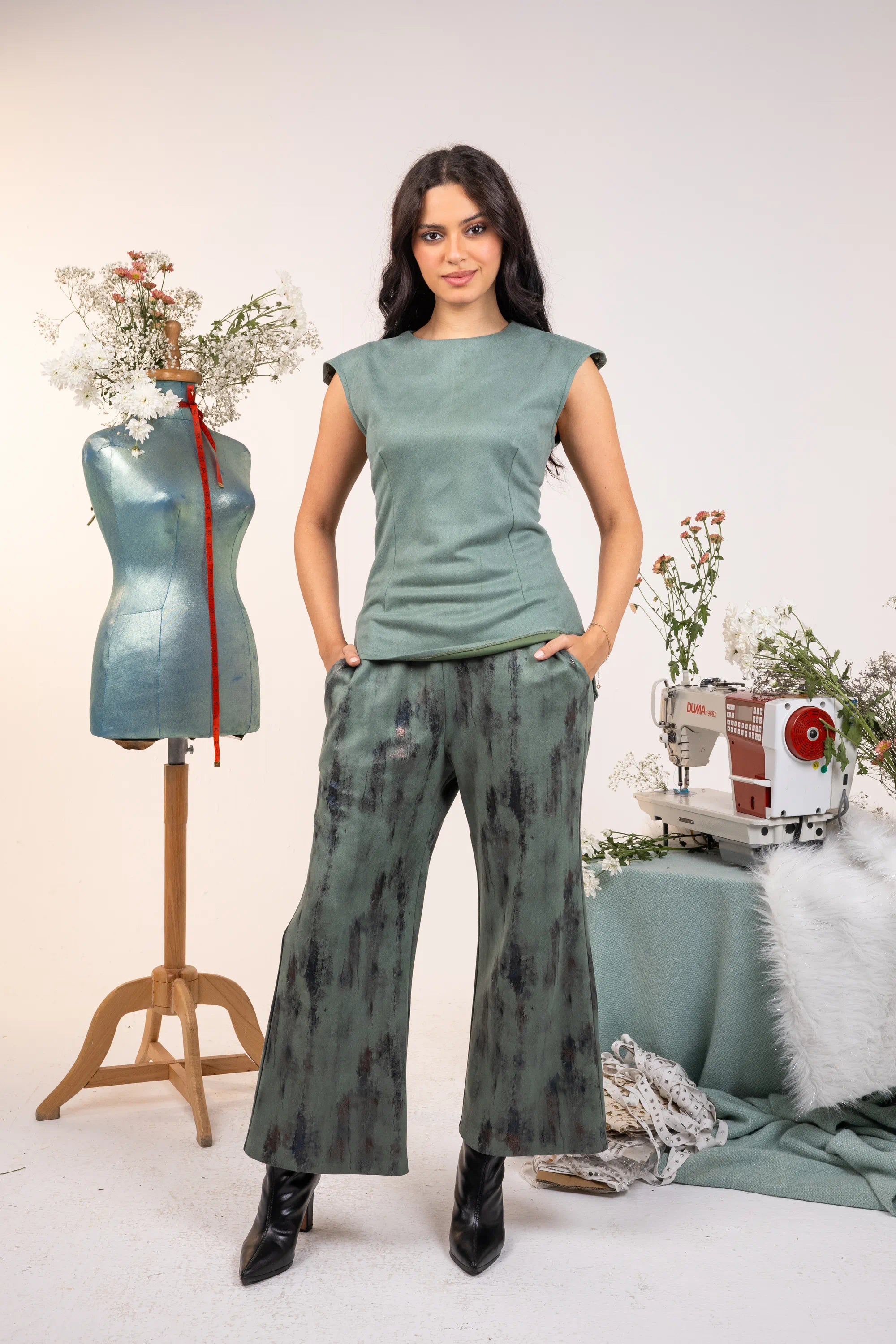 Brushed Pants - Mint