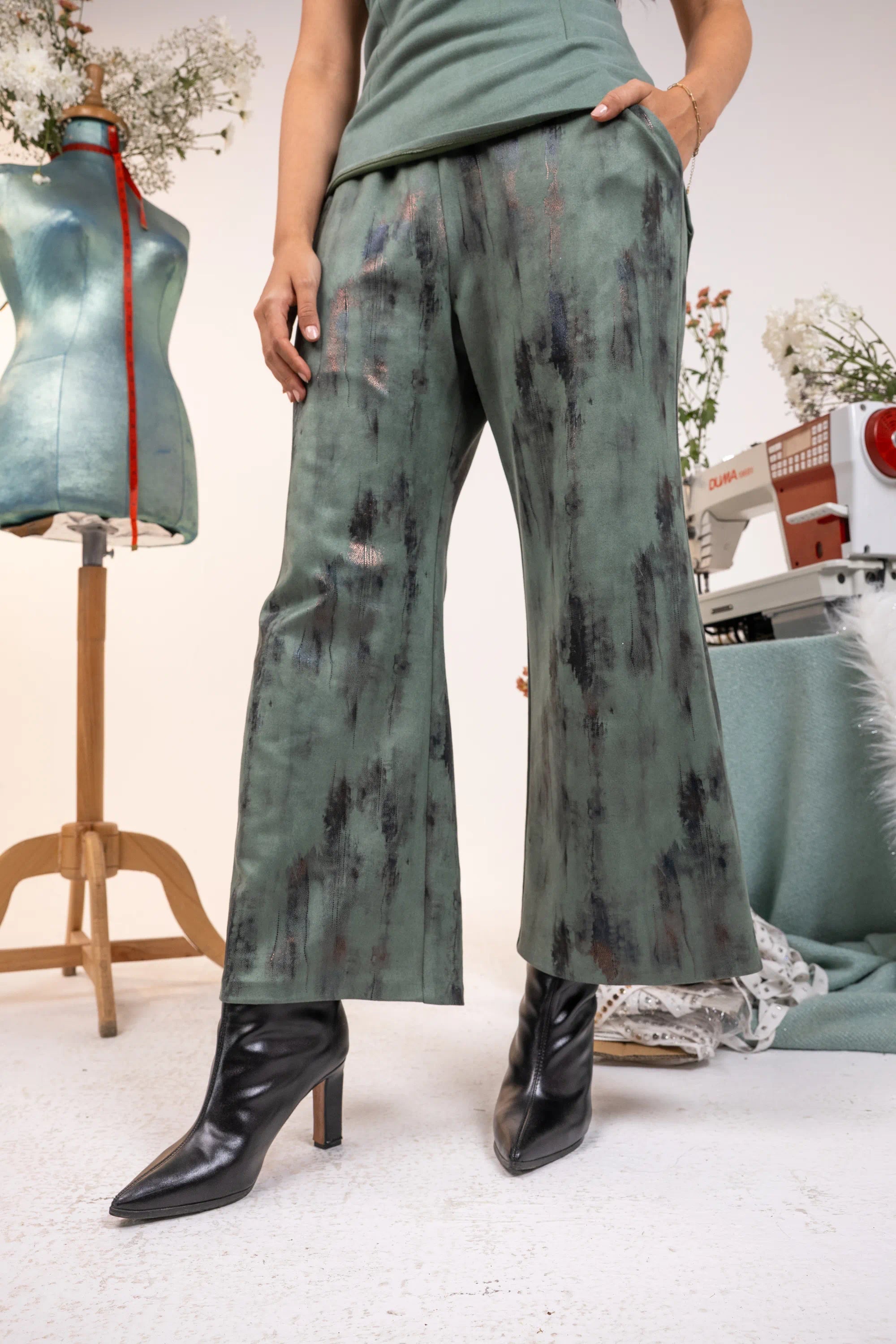 Brushed Pants - Mint