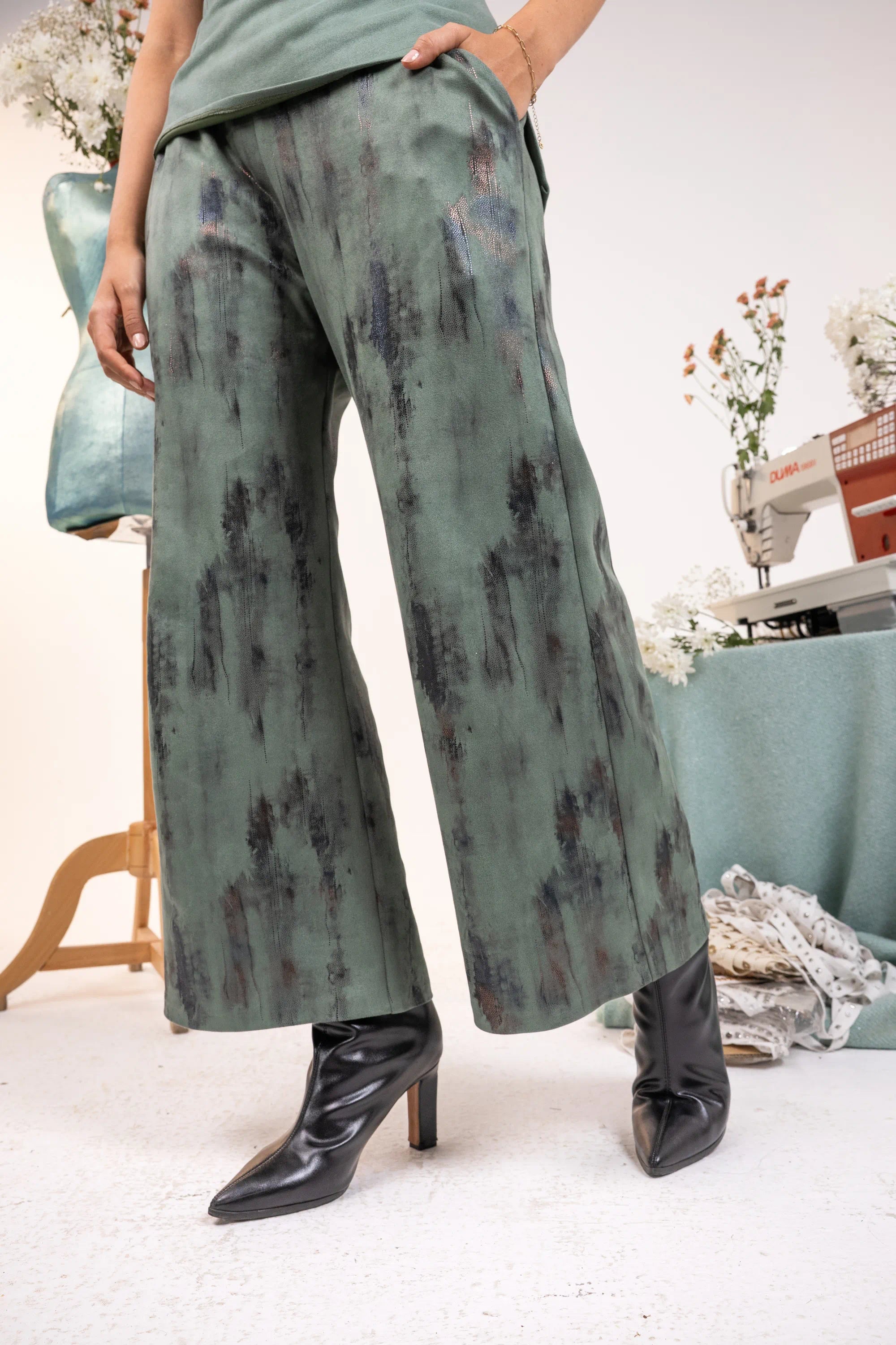 Brushed Pants - Mint