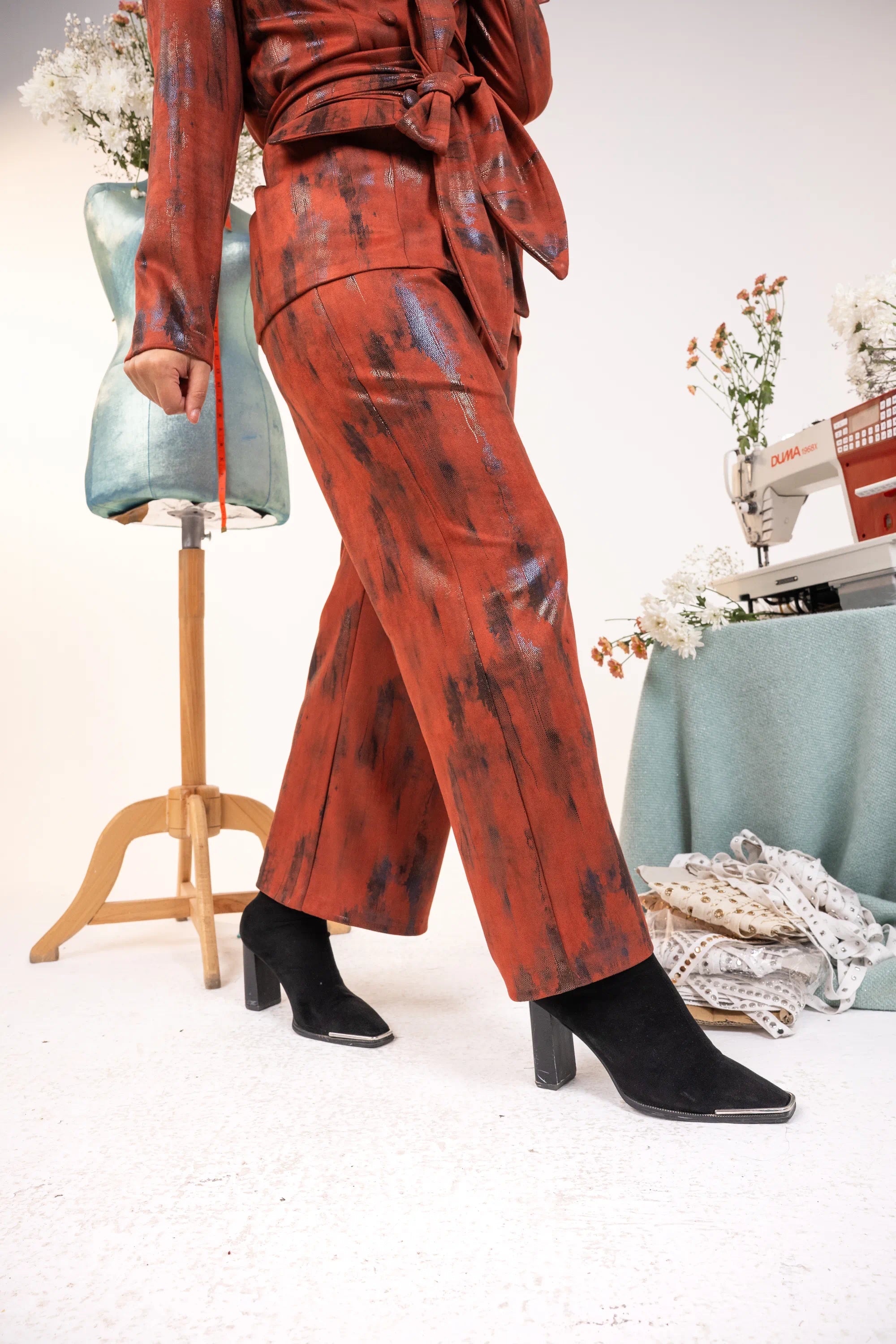 Brushed Pants - Orange