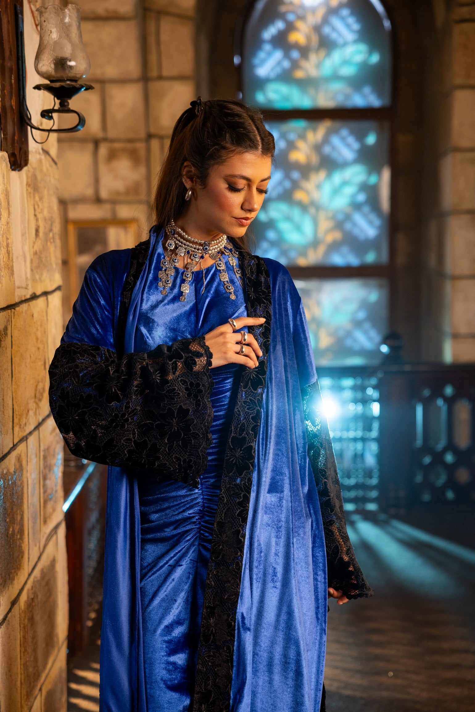 Safa Kaftan - Royal Blue