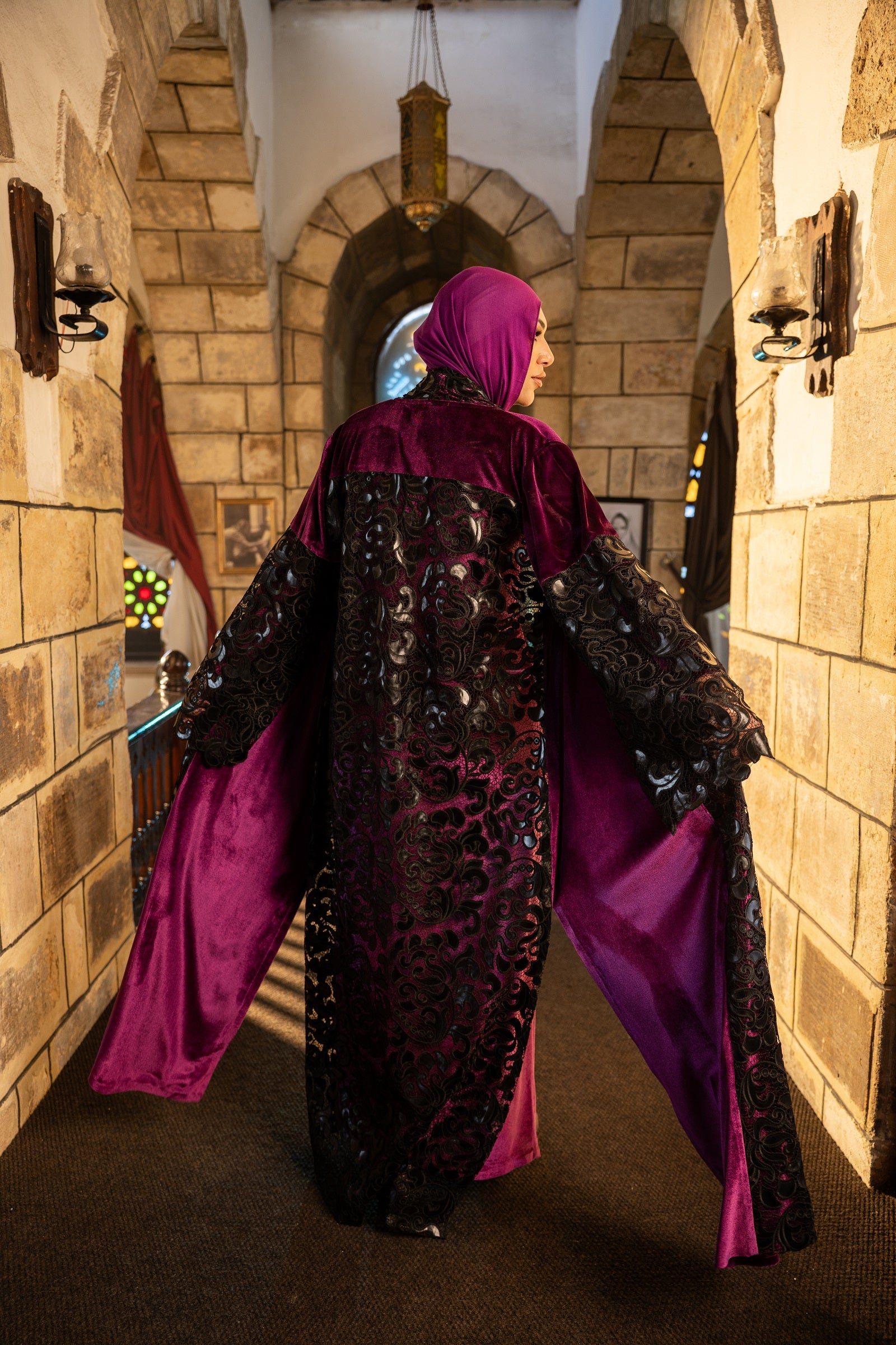 Safa Kaftan – Mauve