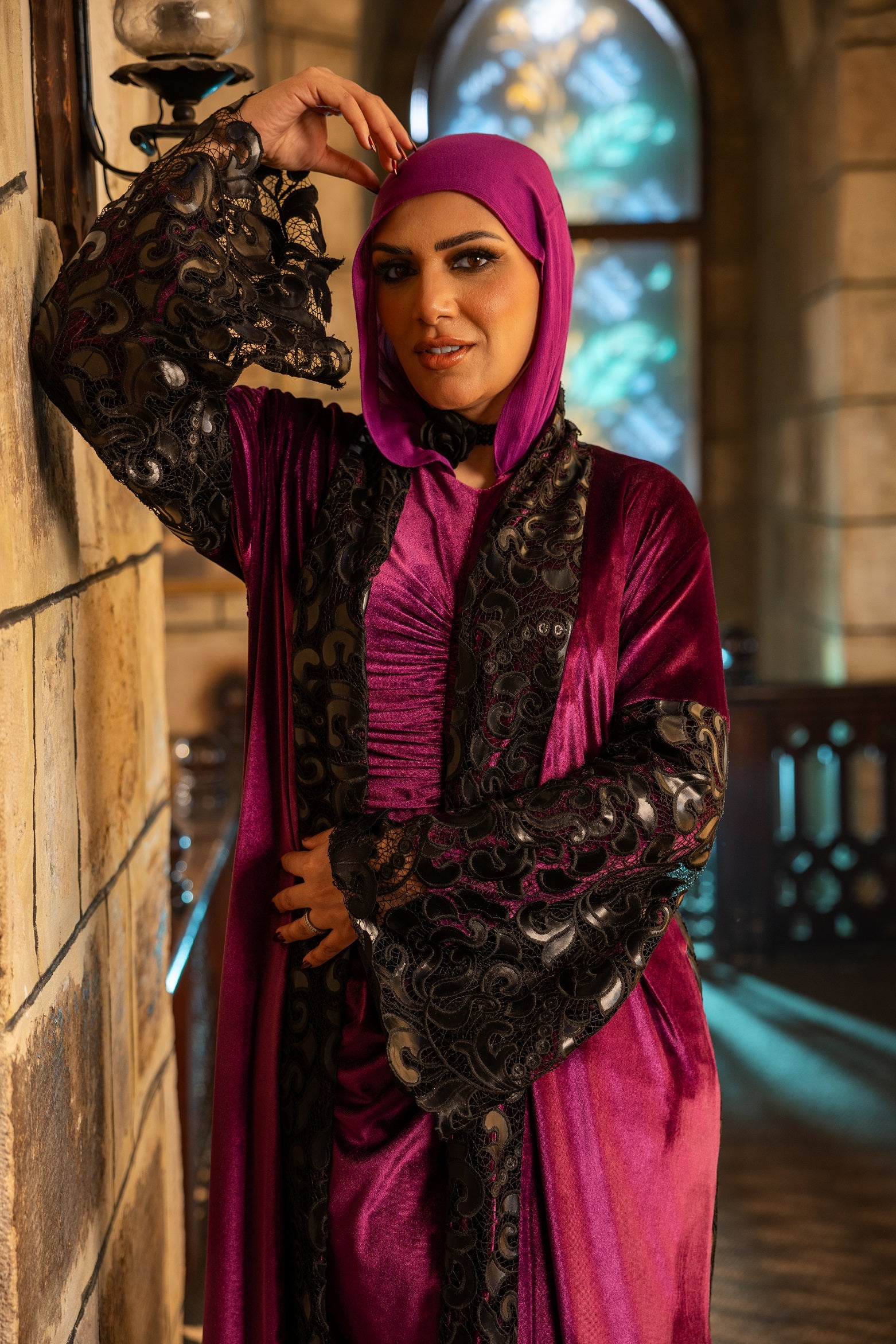 Safa Kaftan – Mauve