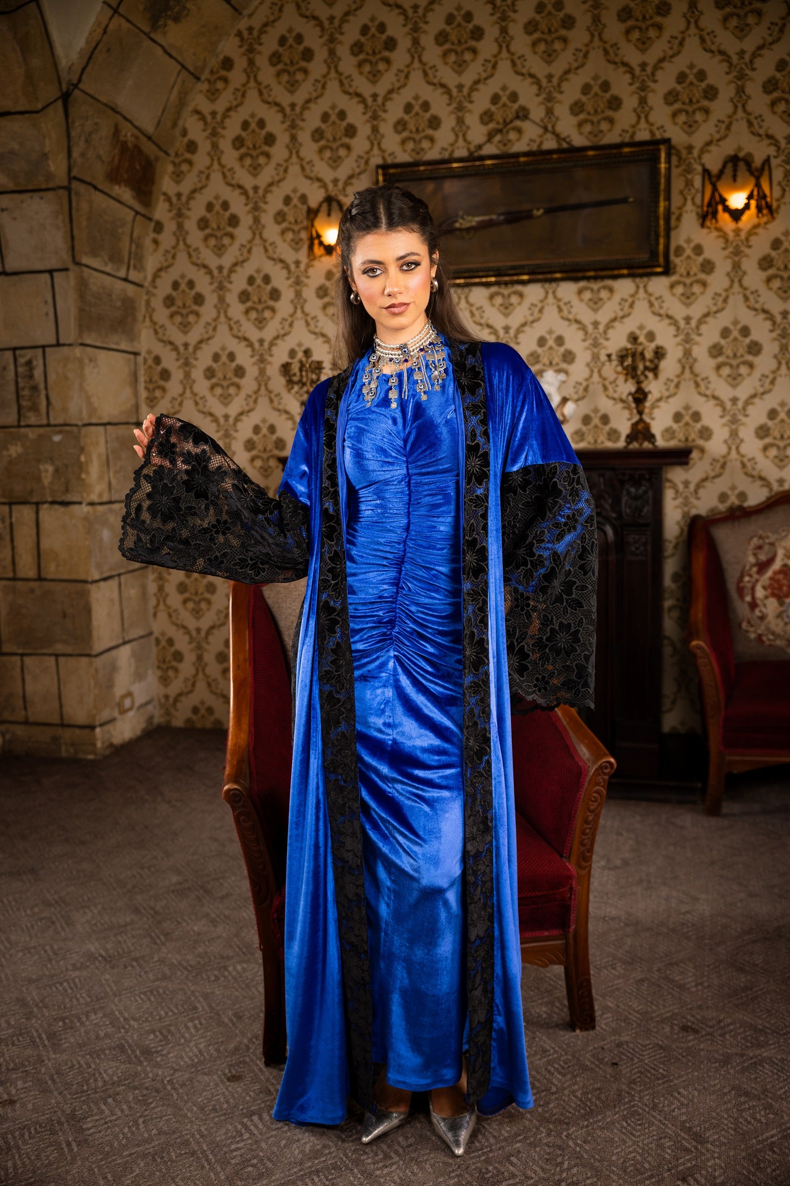 Safa Dress - Royal Blue