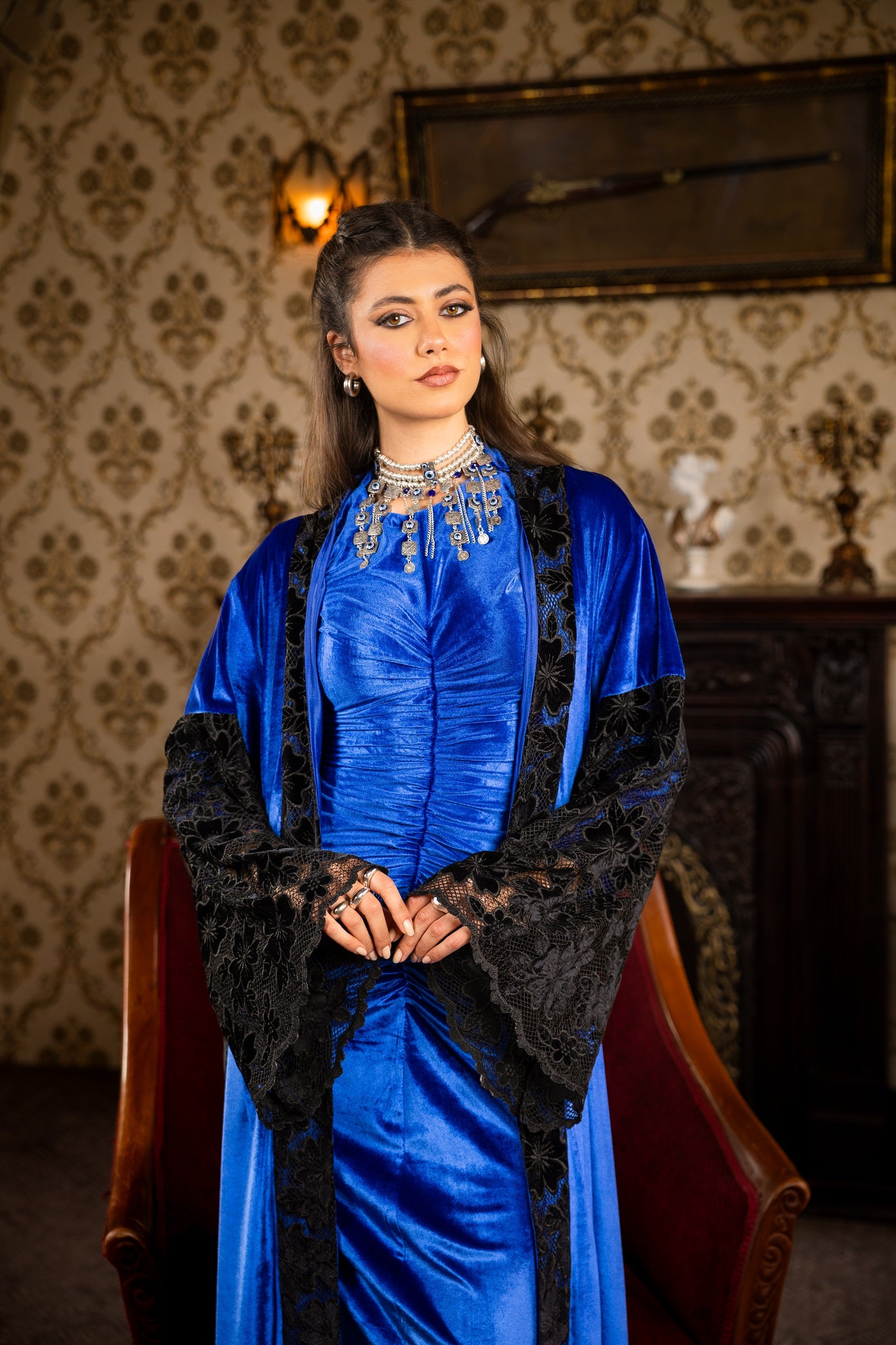 Safa Dress - Royal Blue