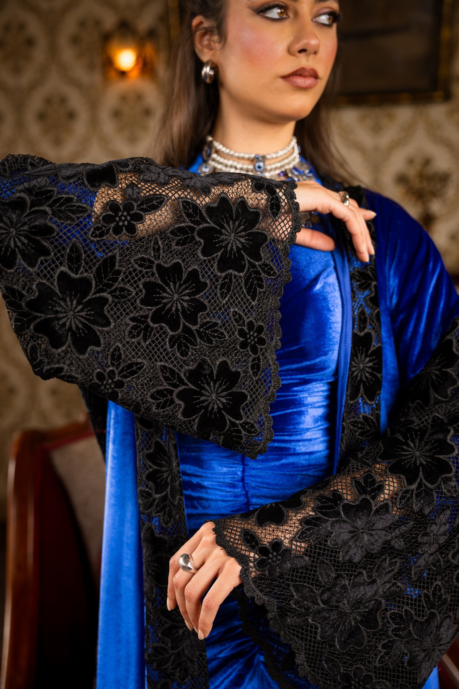Safa Kaftan - Royal Blue