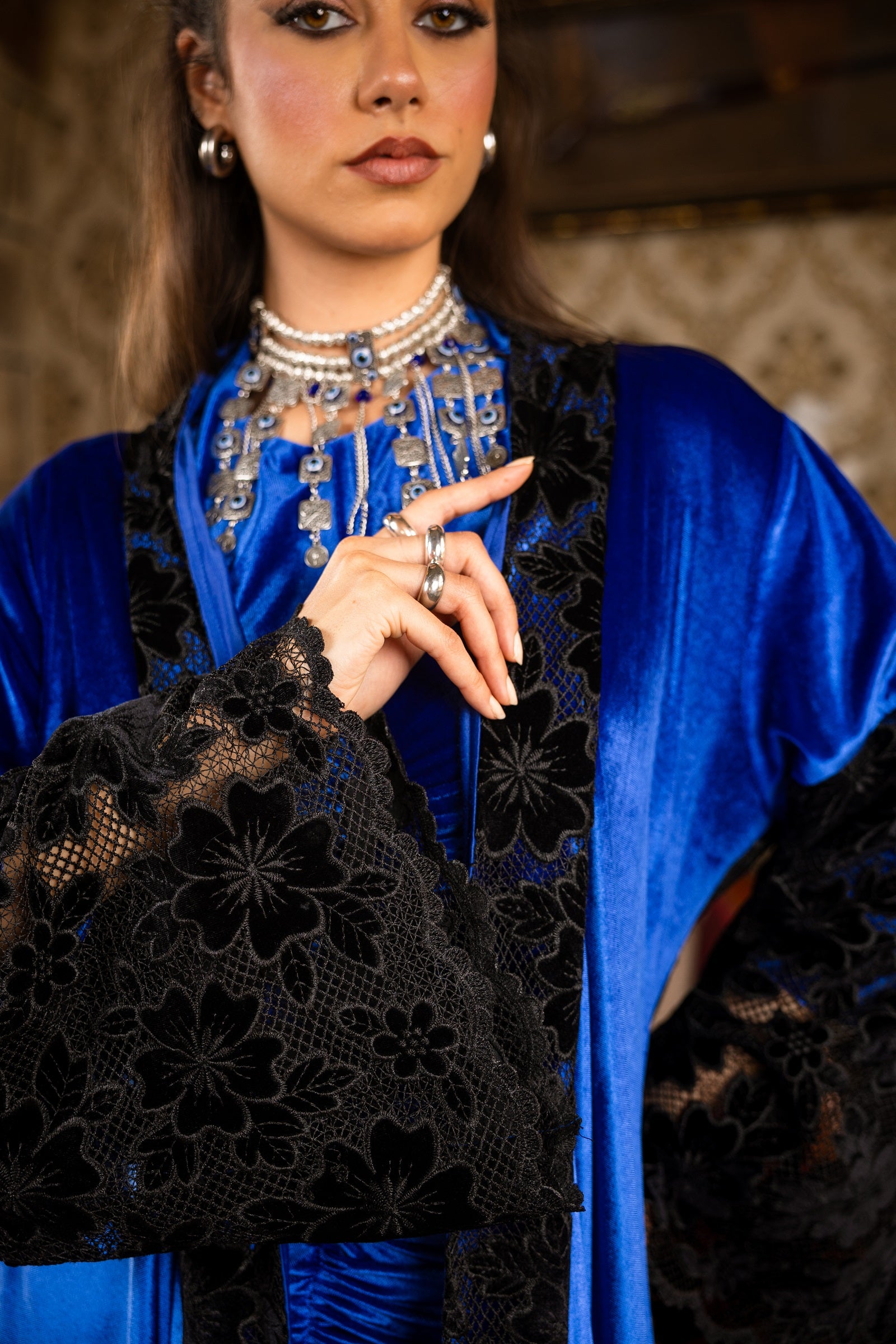 Safa Kaftan - Royal Blue