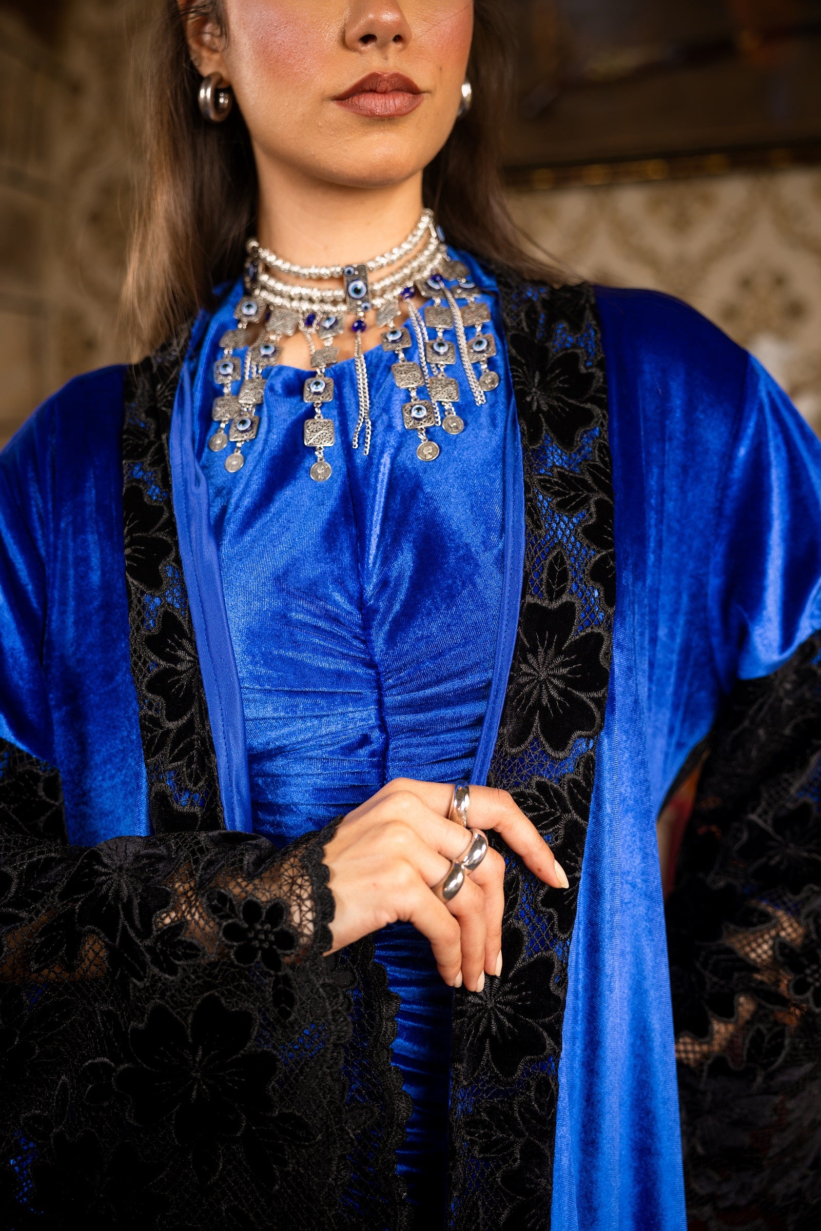 Safa Dress - Royal Blue