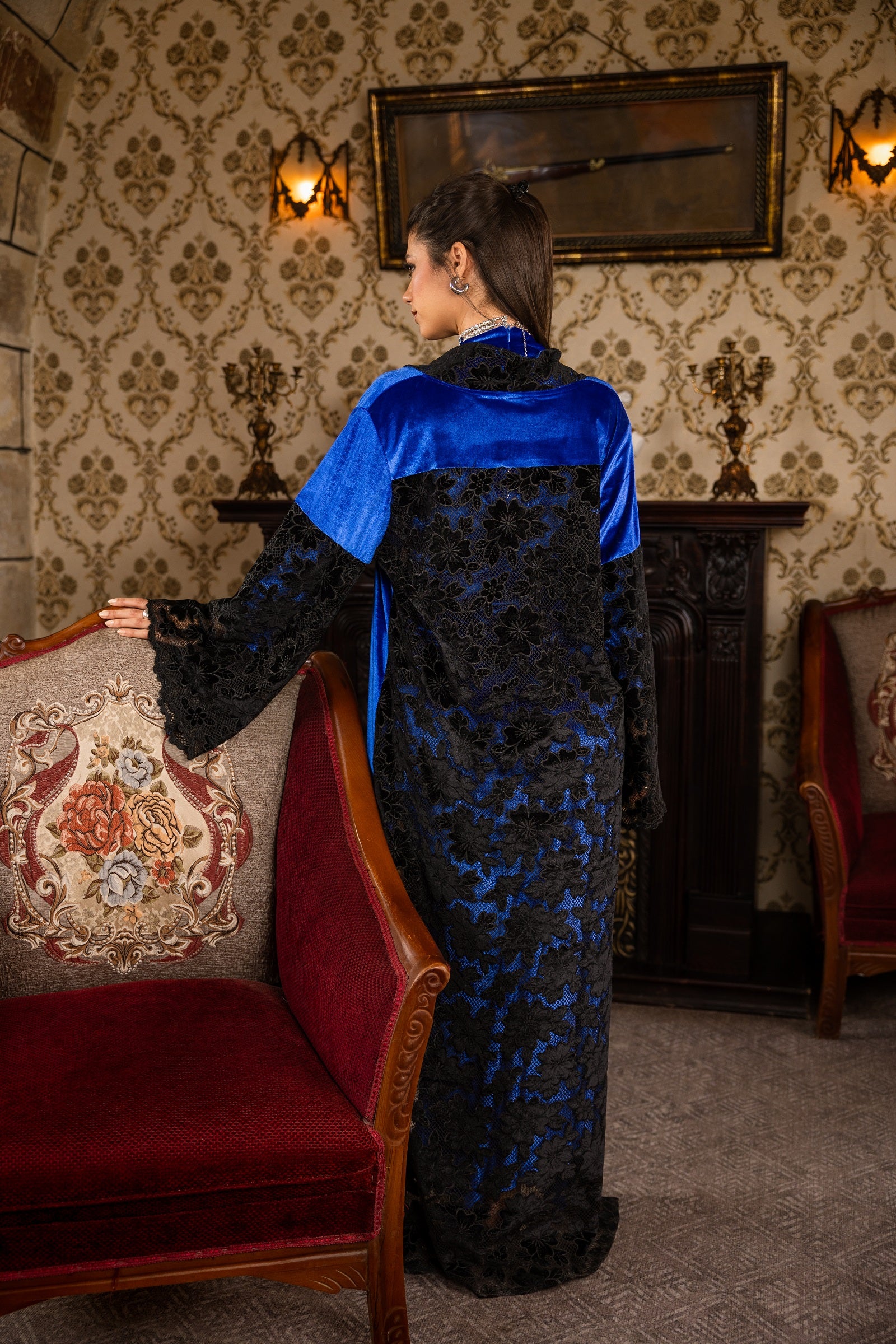 Safa Kaftan - Royal Blue
