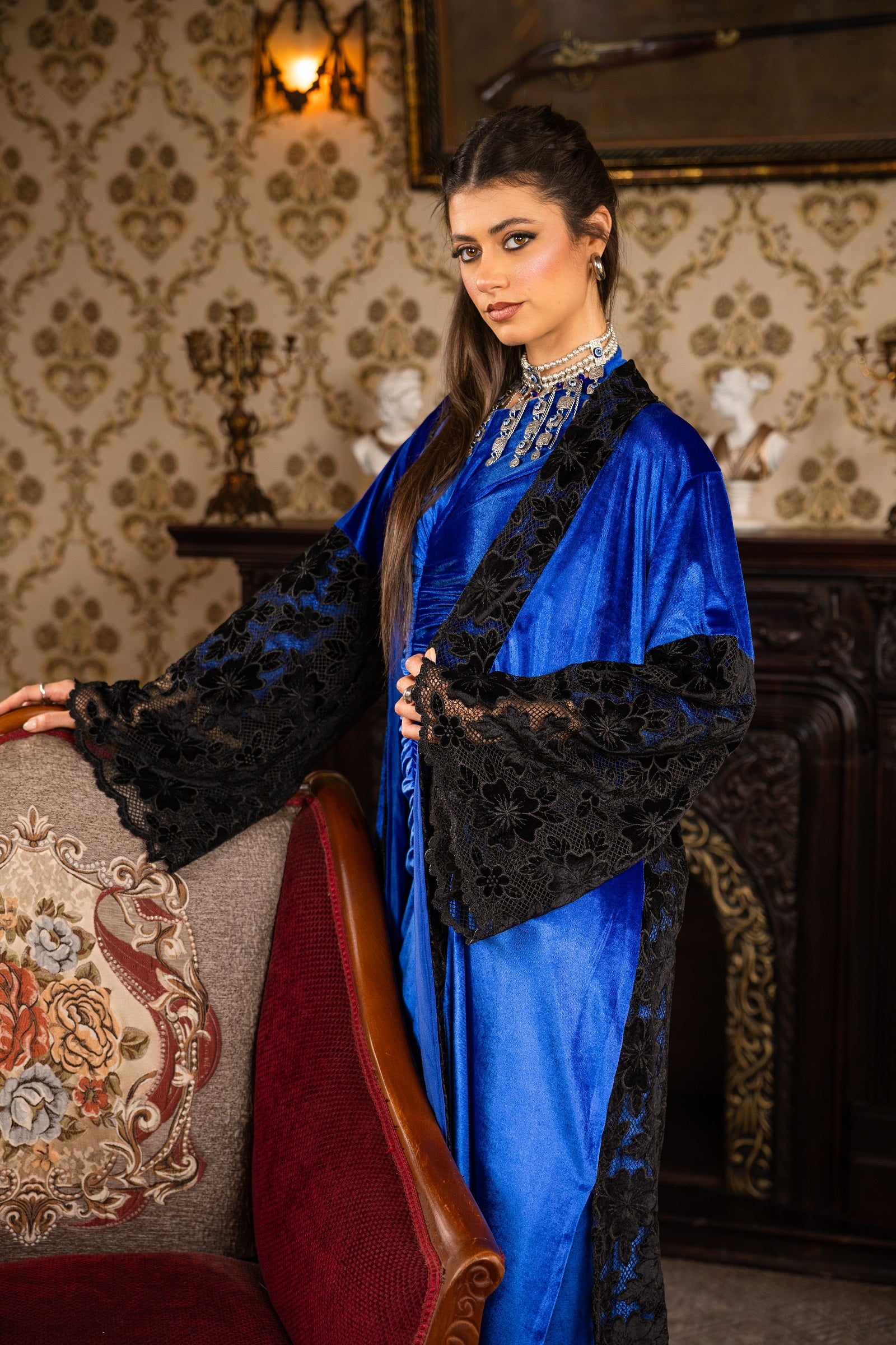Safa Kaftan - Royal Blue