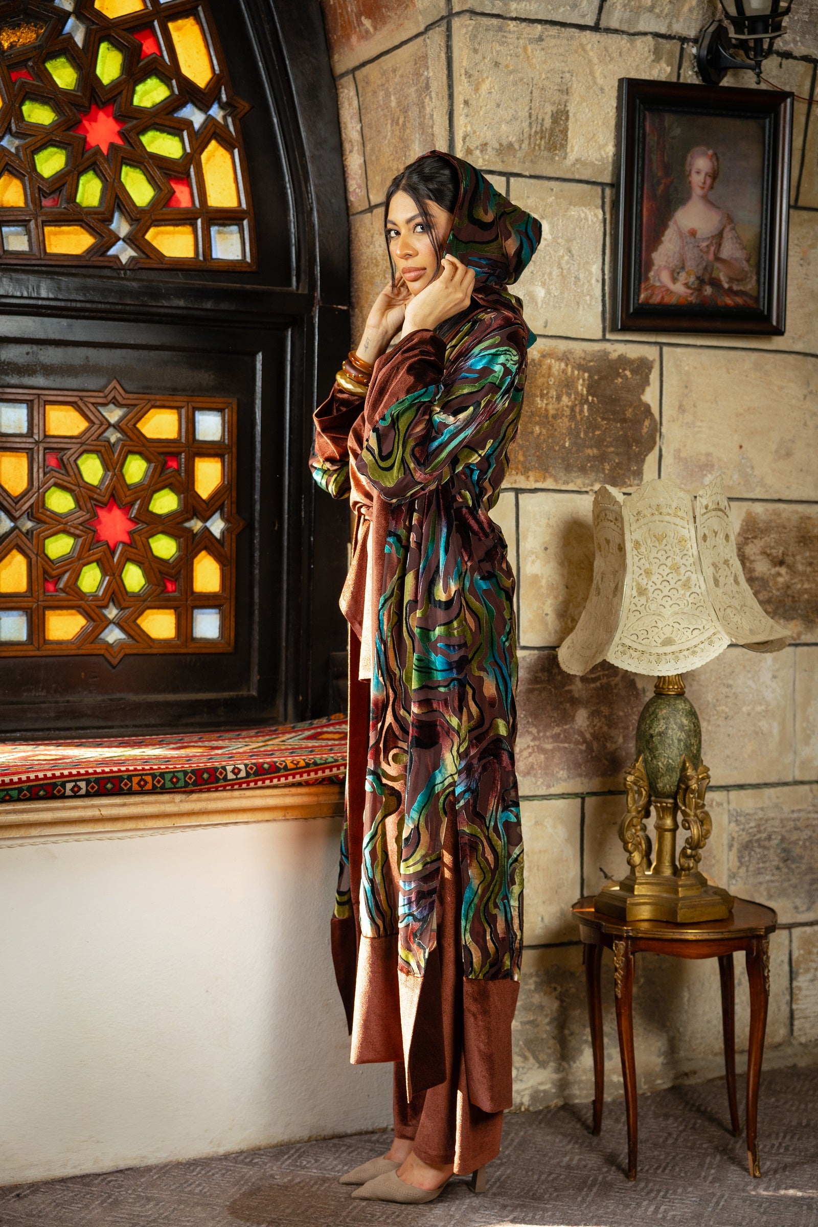 Sidq Kaftan - Coffee Brown