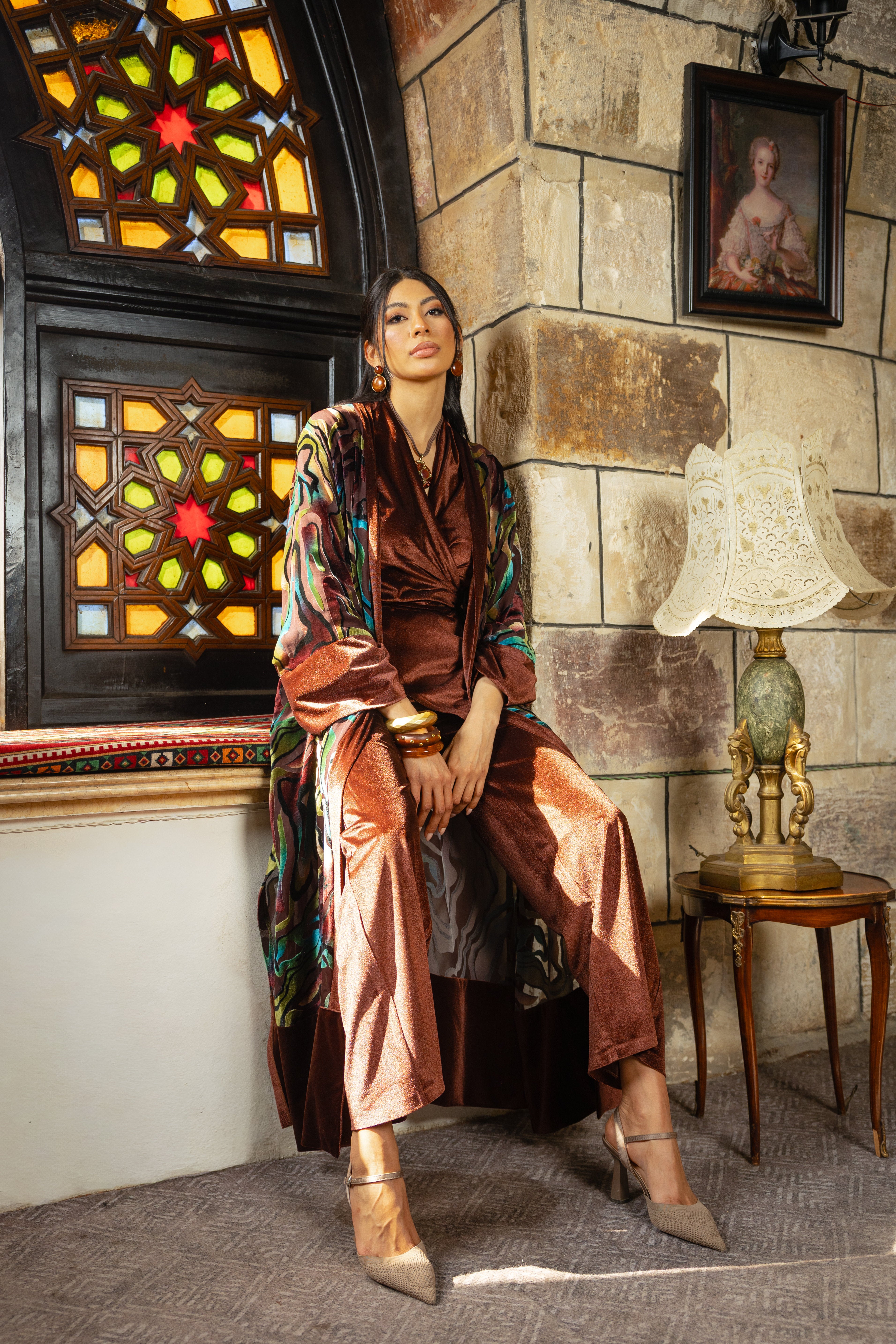 Sidq Kaftan - Coffee Brown