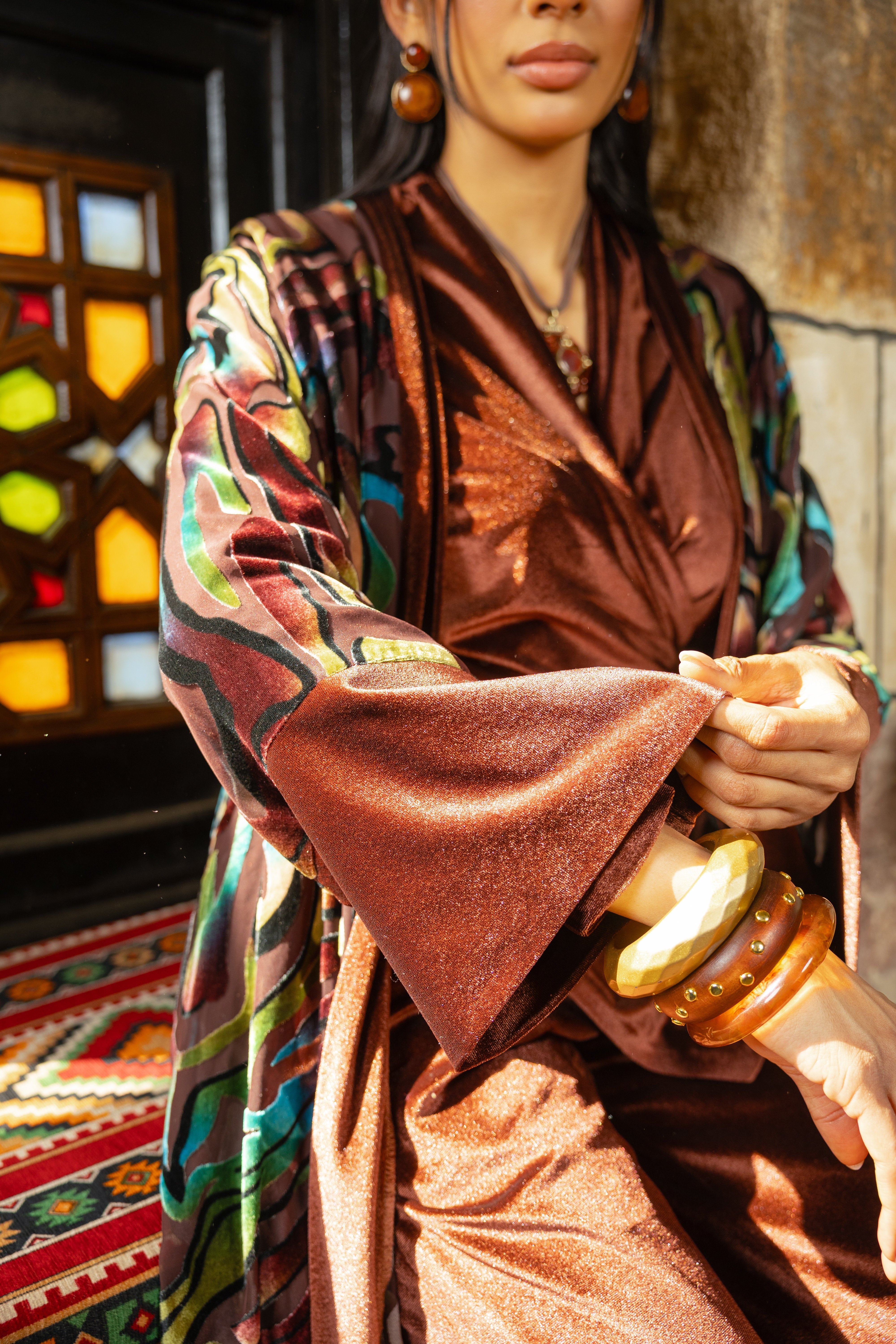 Sidq Kaftan - Coffee Brown