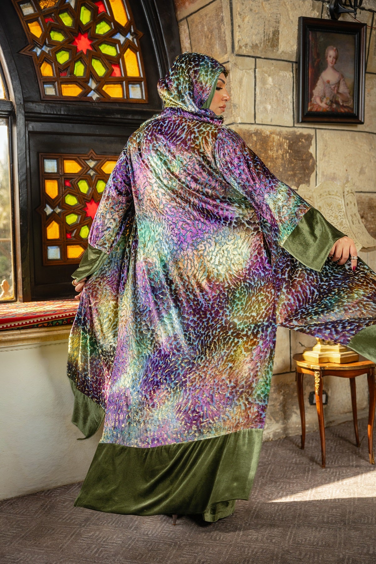 Sidq Kaftan - Olive Green