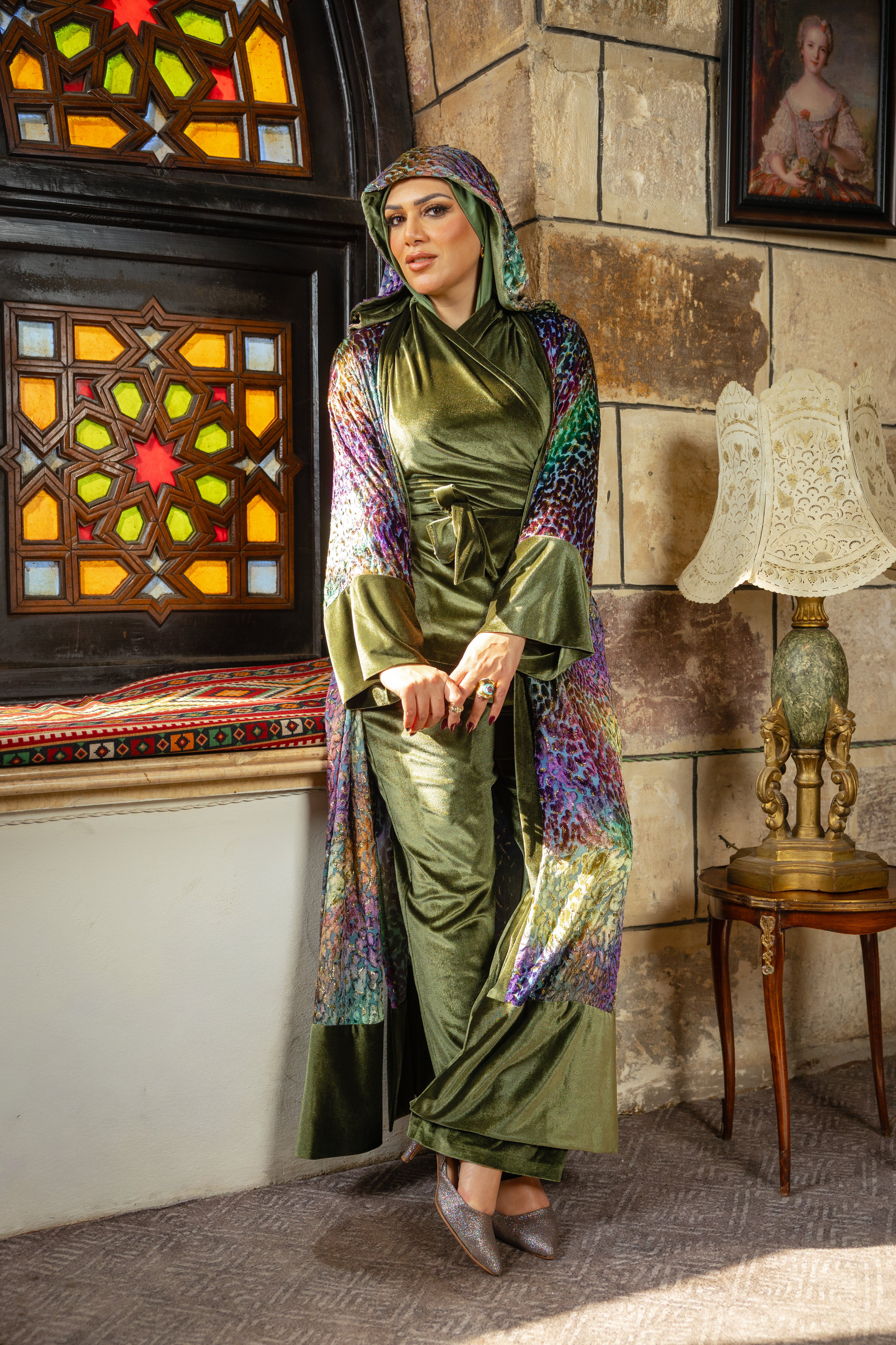 Sidq Suit- Olive Green