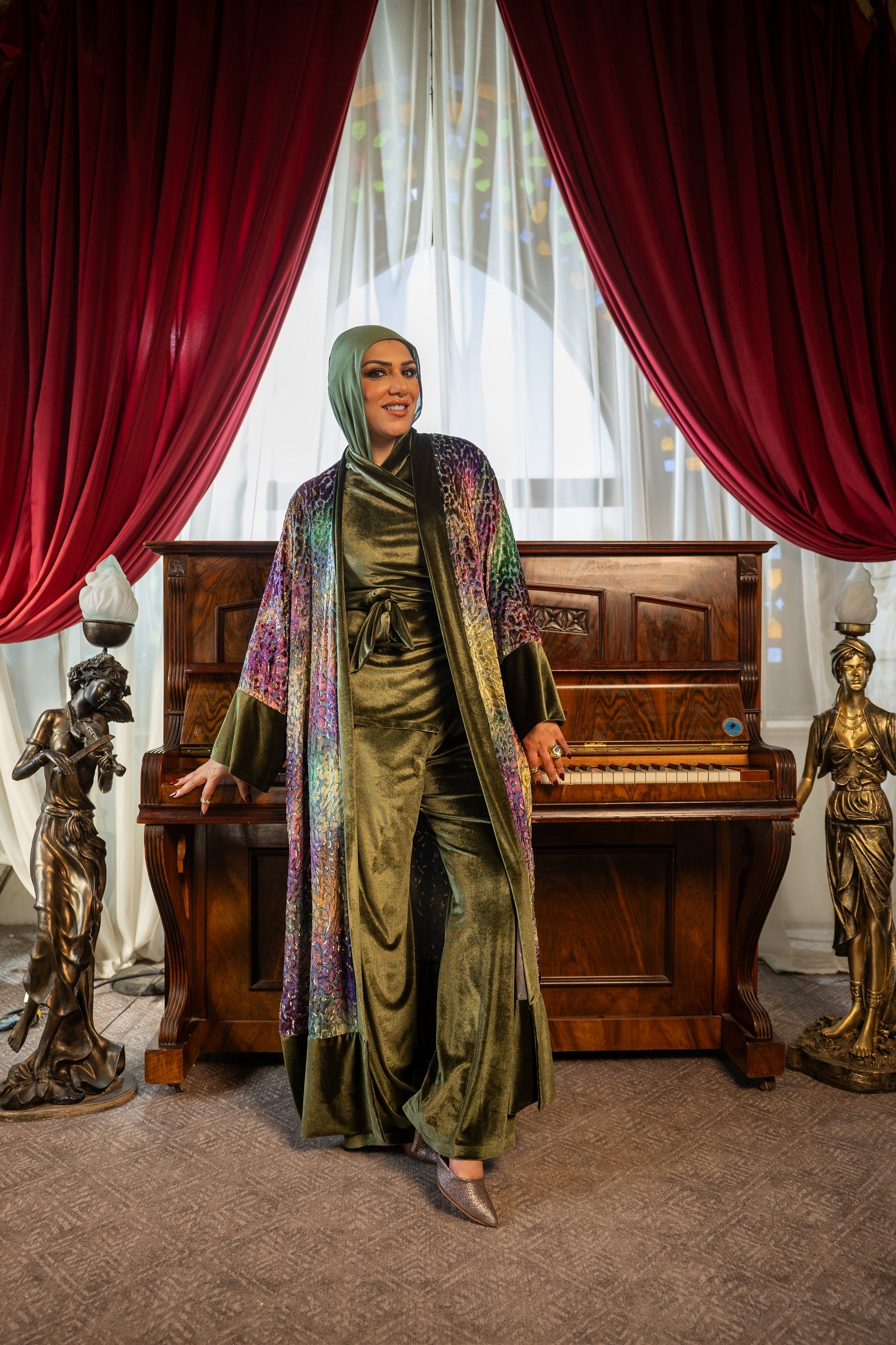 Sidq Suit- Olive Green