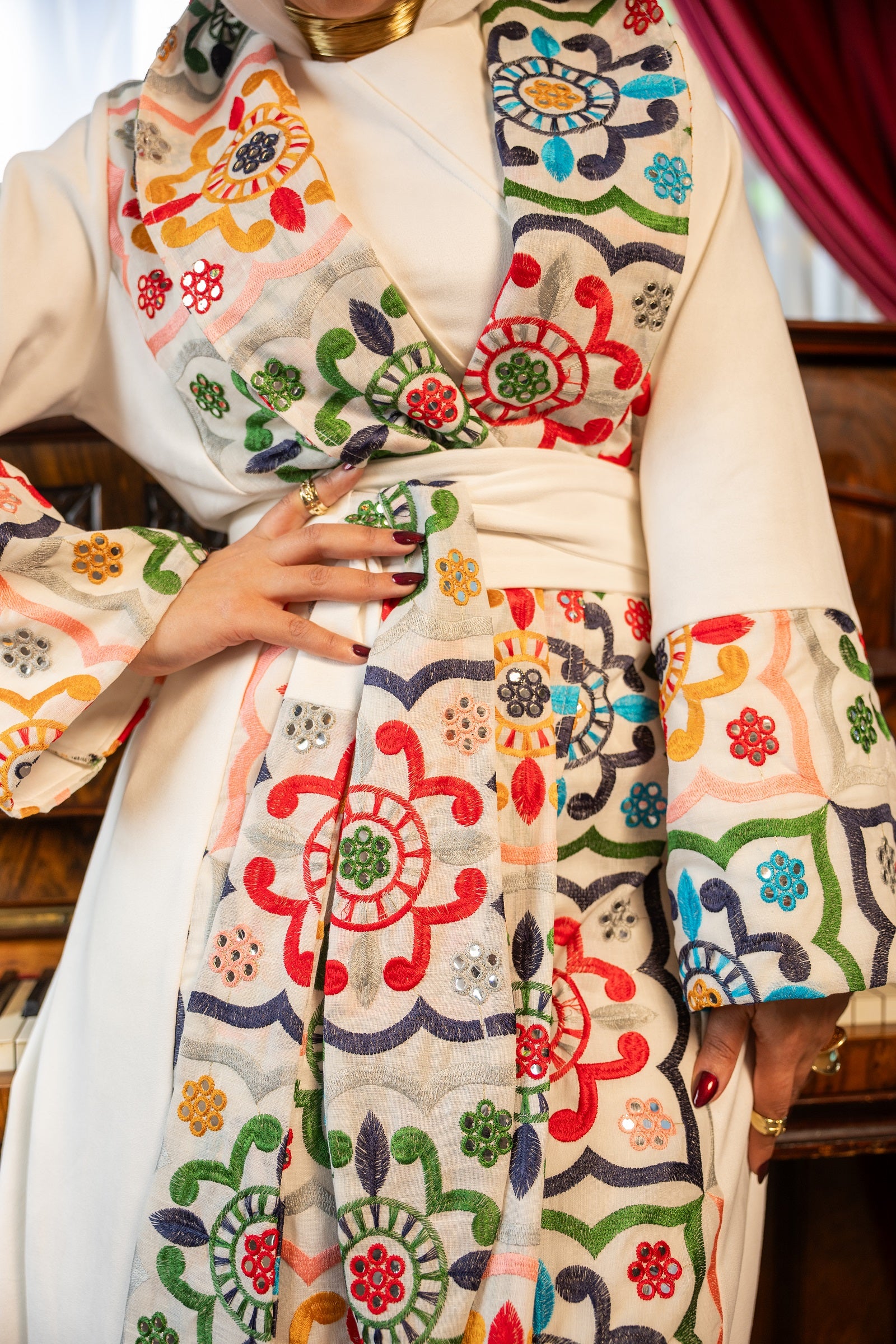 Ikhlas Kaftan - Off-White