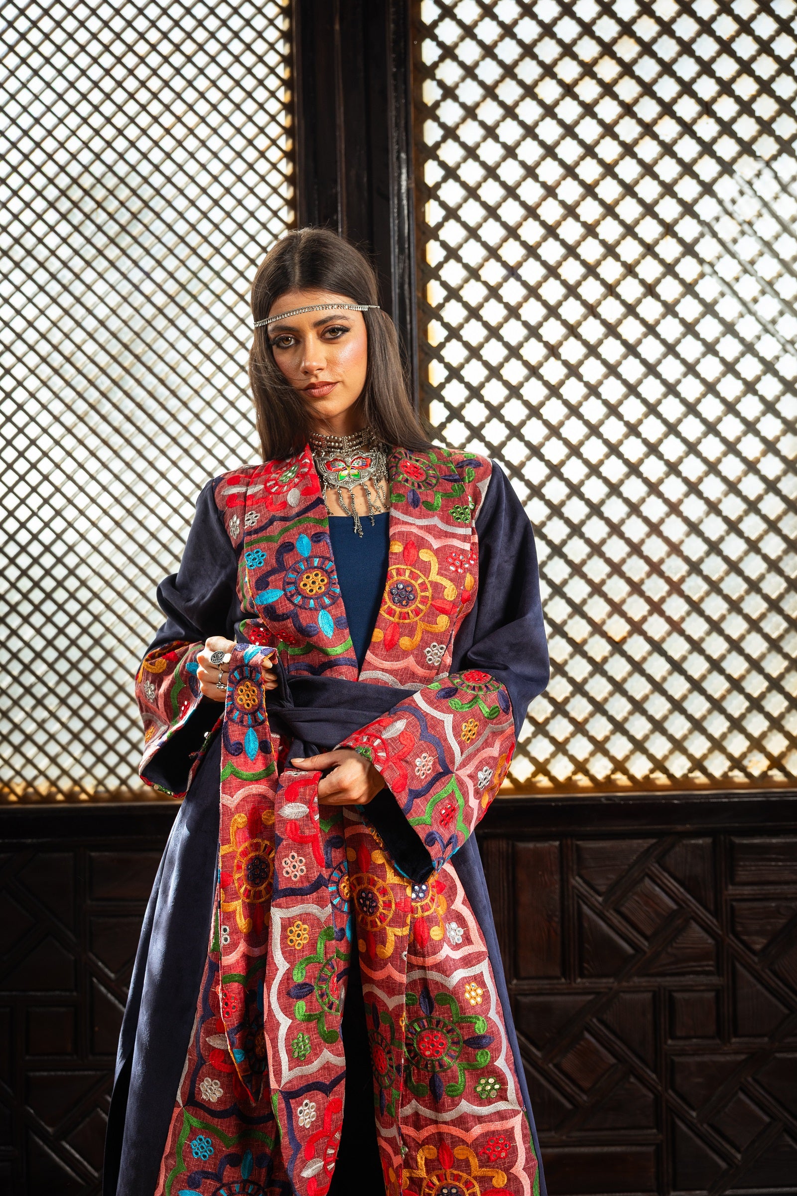 Ikhlas Kaftan - Navy