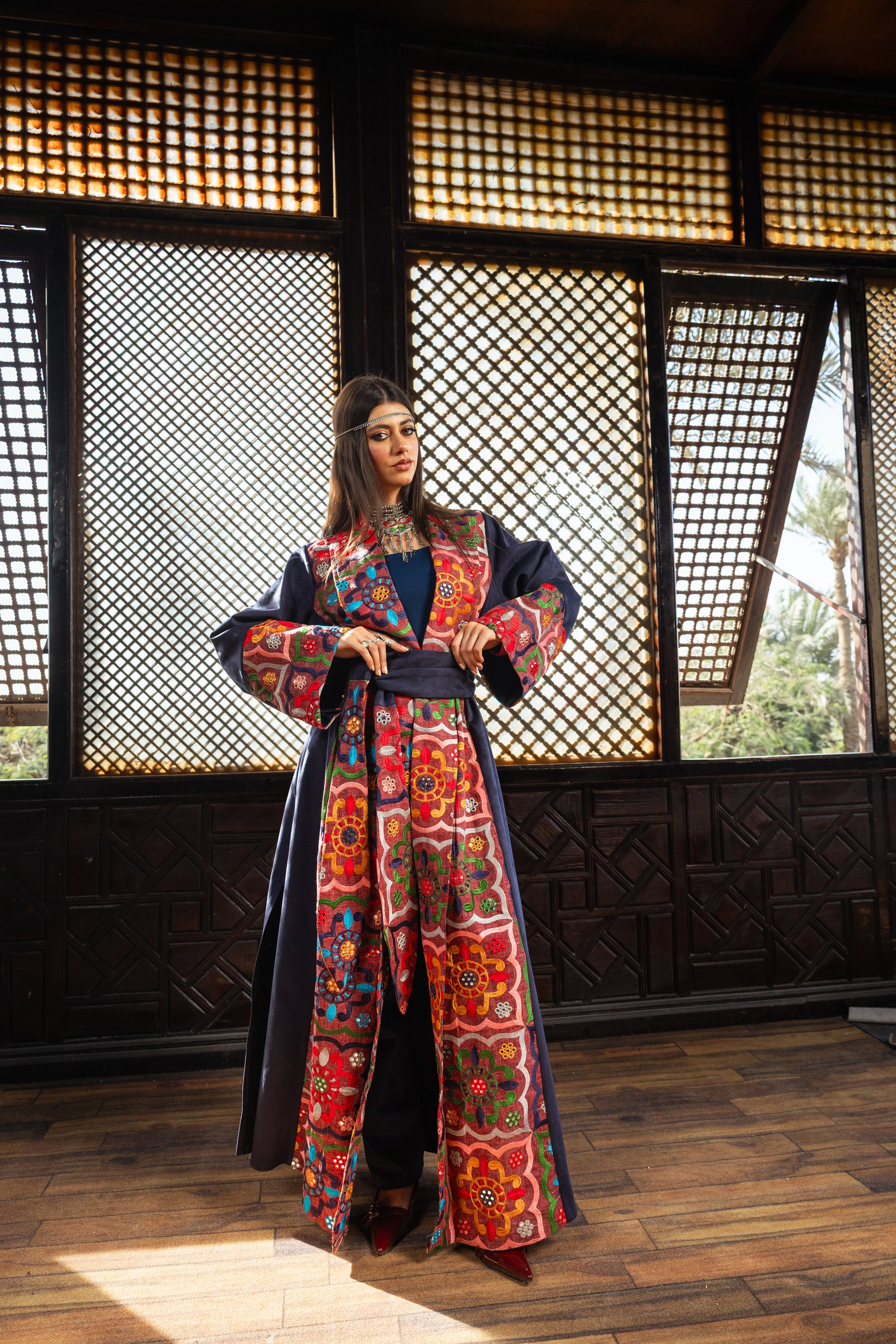 Ikhlas Kaftan - Navy