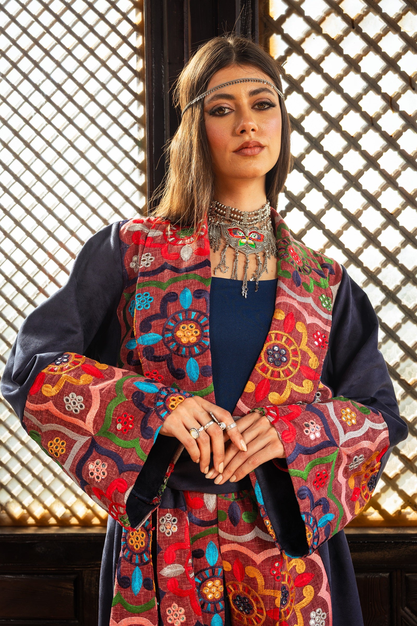 Ikhlas Kaftan - Navy