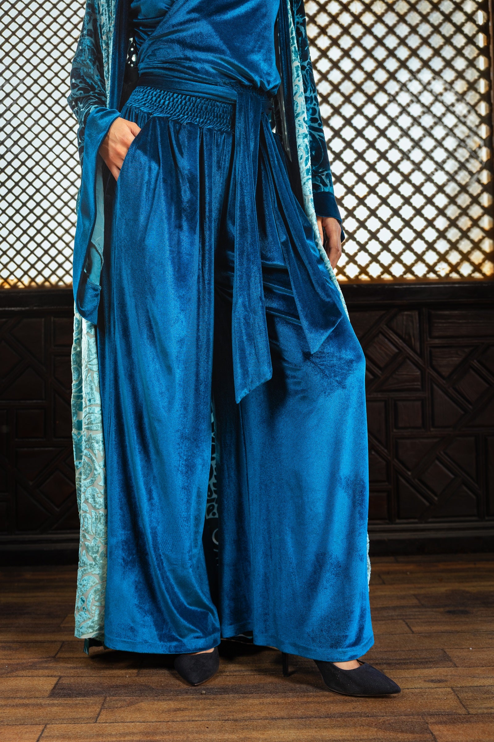 Ataa Suit - Teal Blue