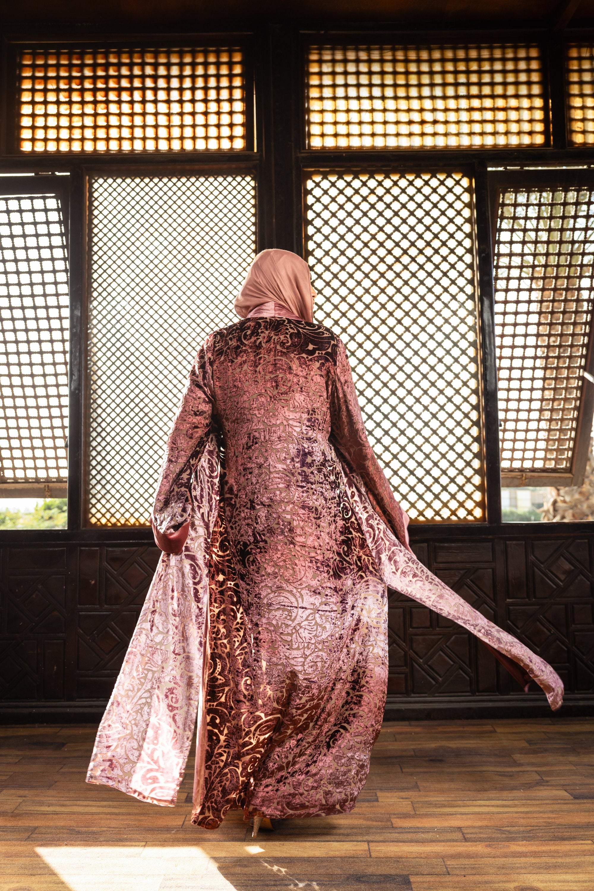Ataa Kaftan - Dusty Rose
