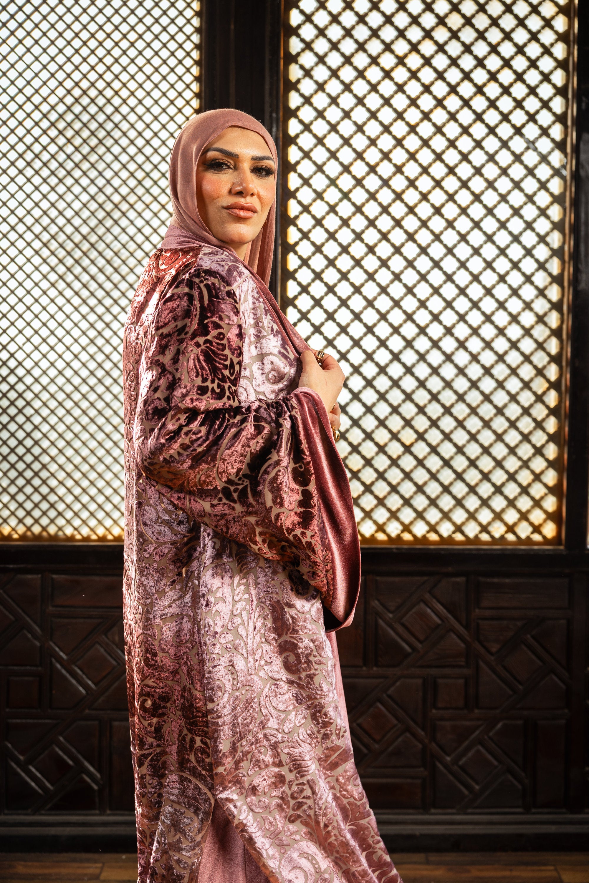 Ataa Kaftan - Dusty Rose