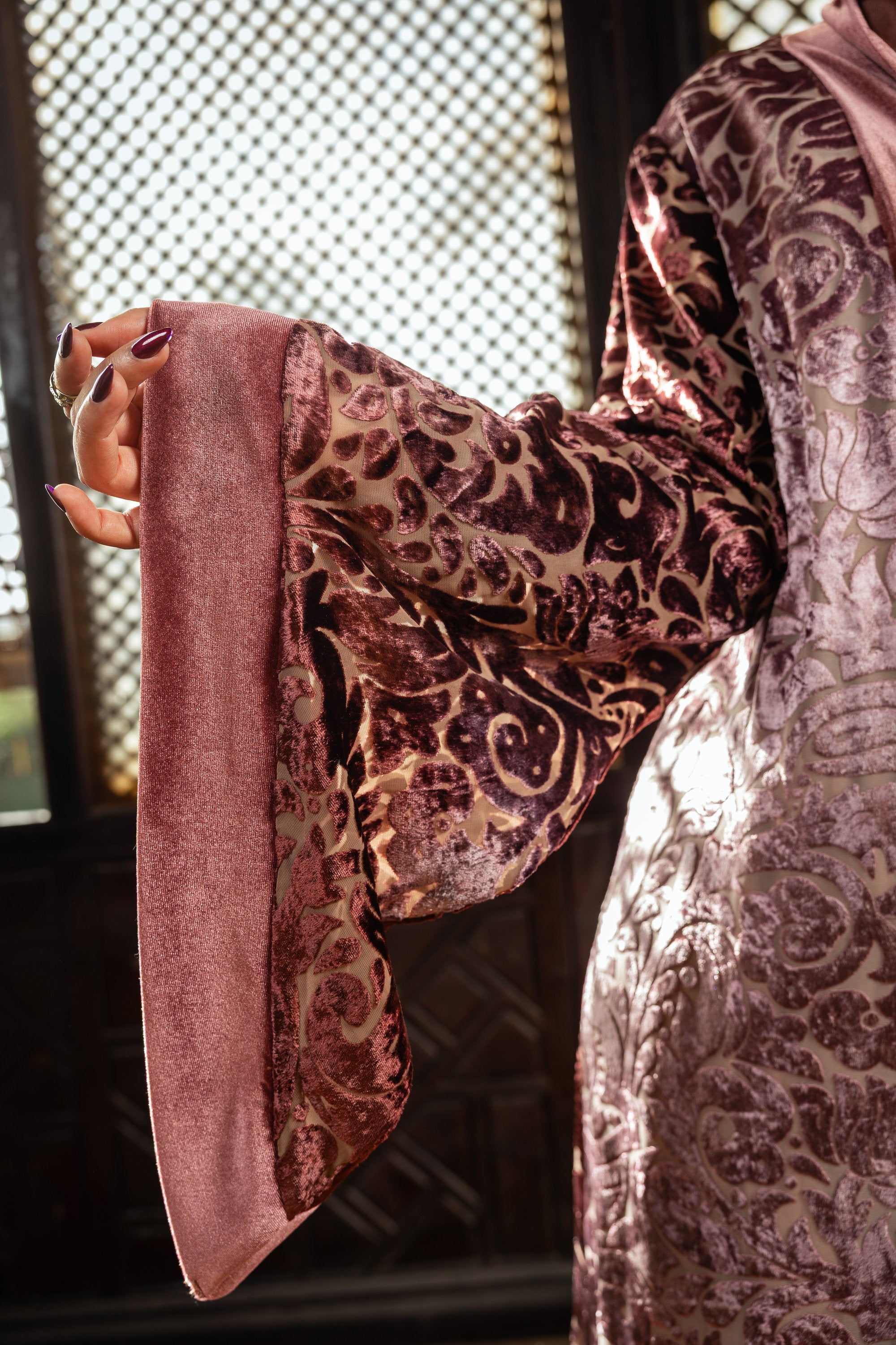 Ataa Kaftan - Dusty Rose