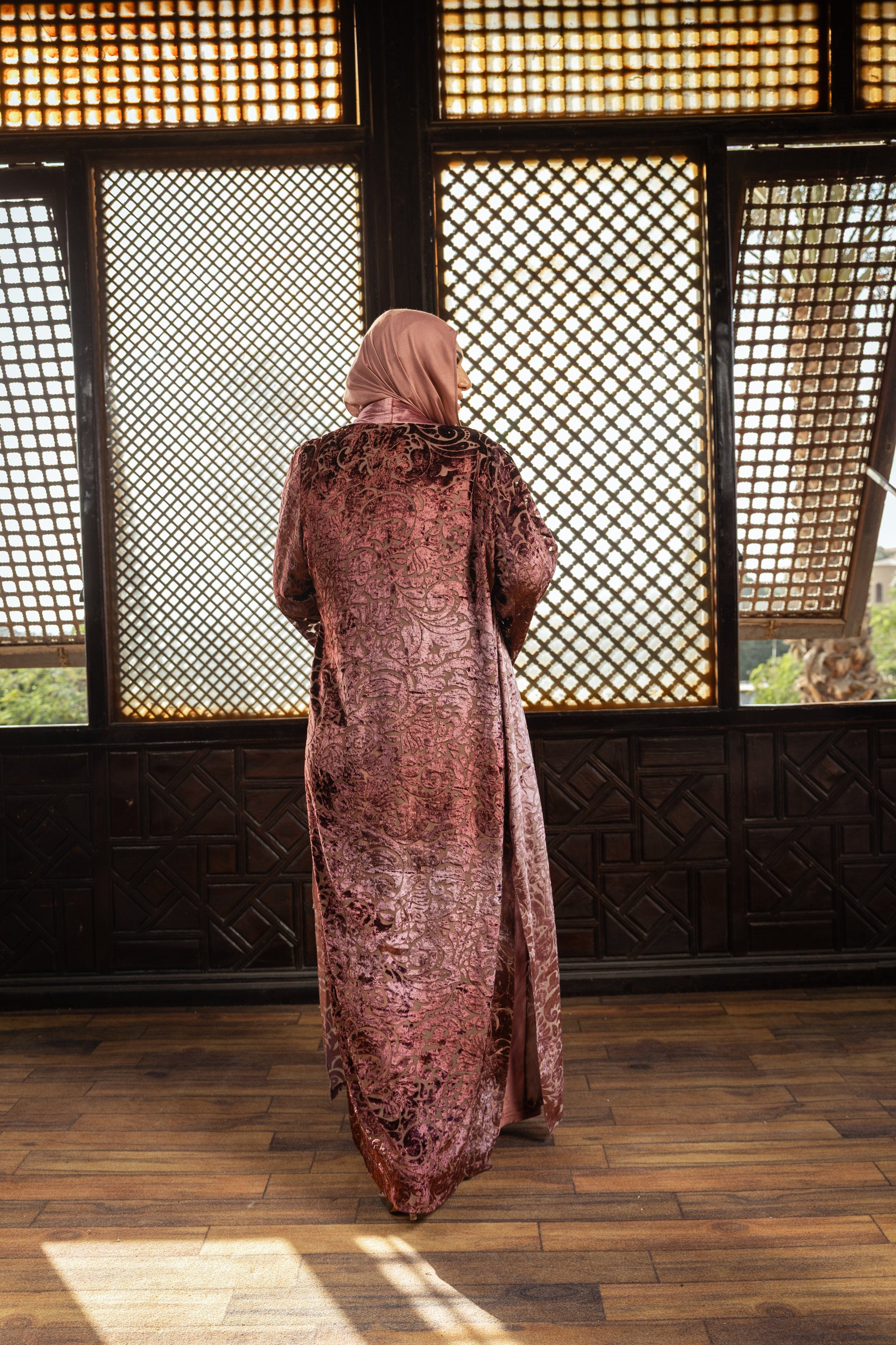 Ataa Kaftan - Dusty Rose