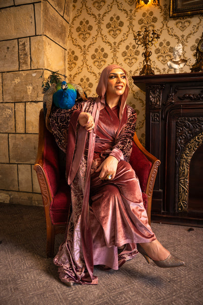 Ataa Kaftan - Dusty Rose