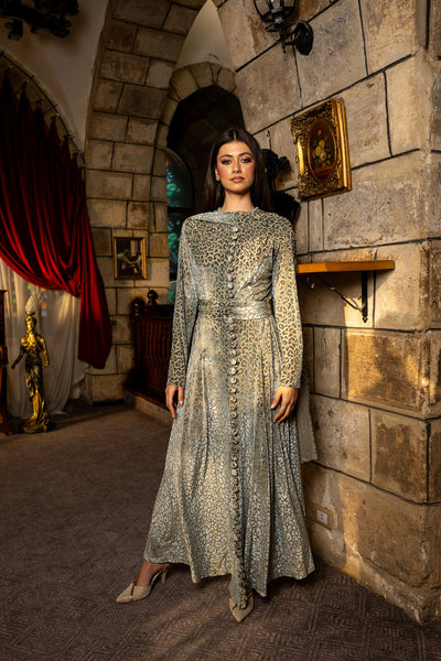 Alyiaa Dress - Silver Grey