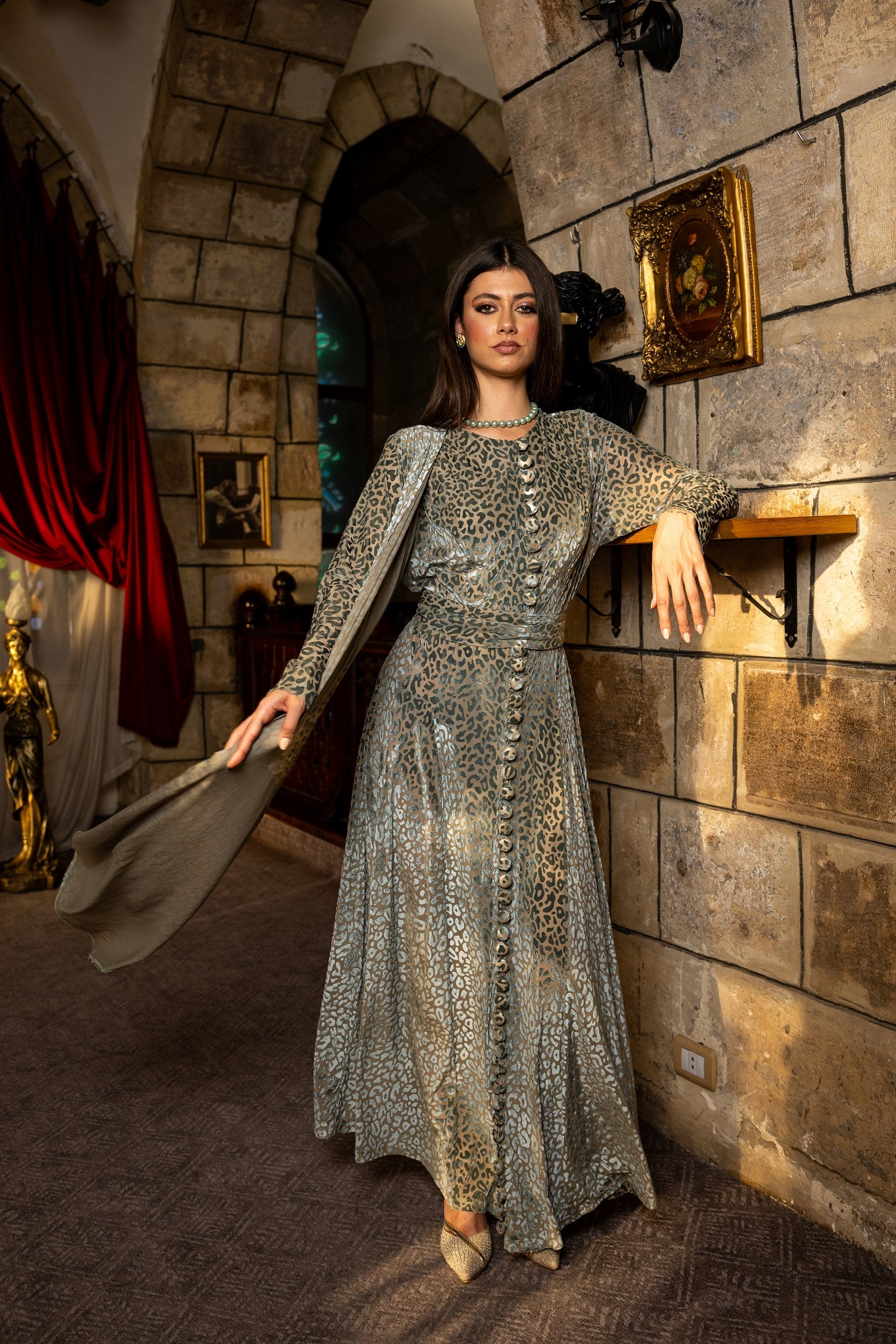 Alyiaa Dress - Silver Grey