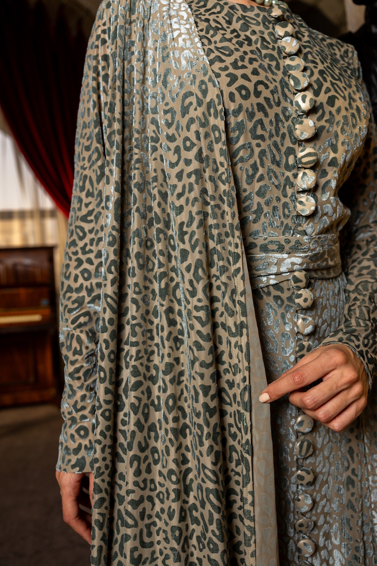 Alyiaa Dress - Silver Grey