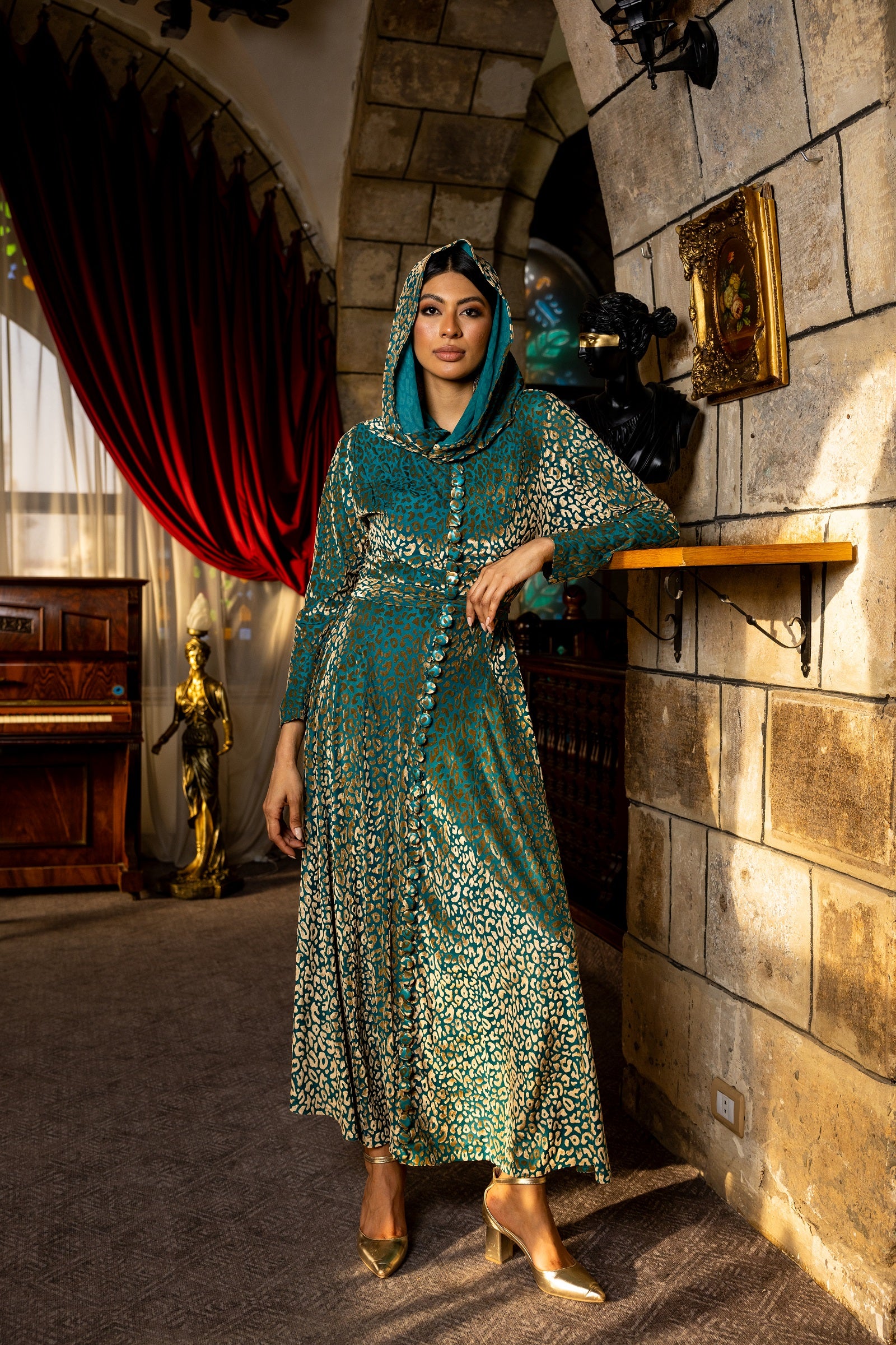 Alyiaa Dress -  Emerald Green