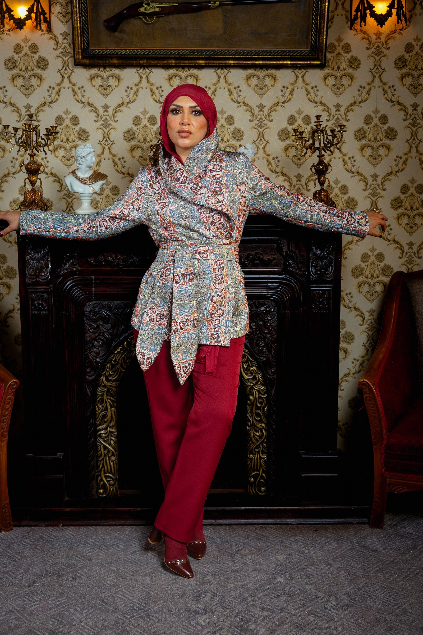 Barka Jacket - WineRed