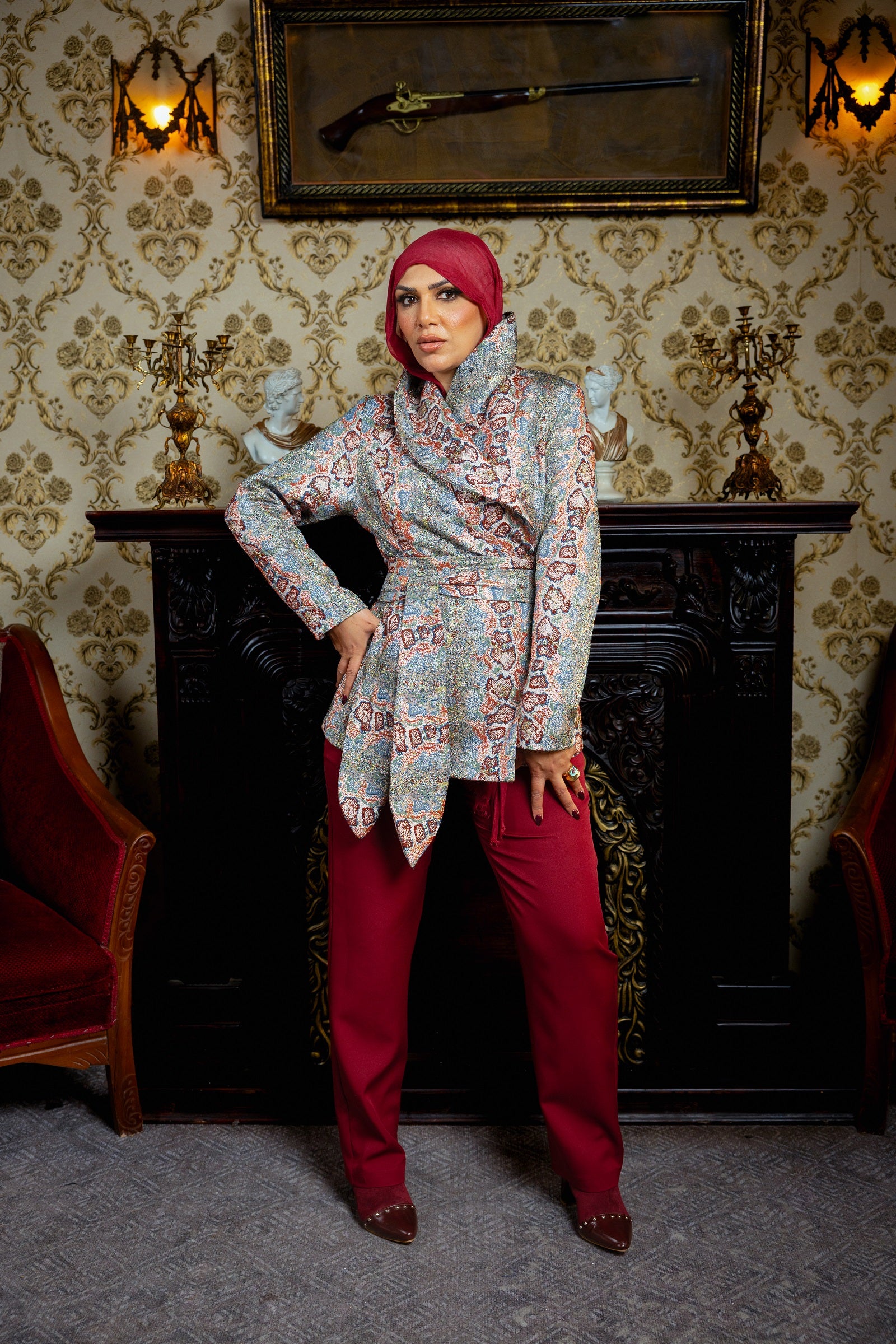 Barka Jacket - WineRed