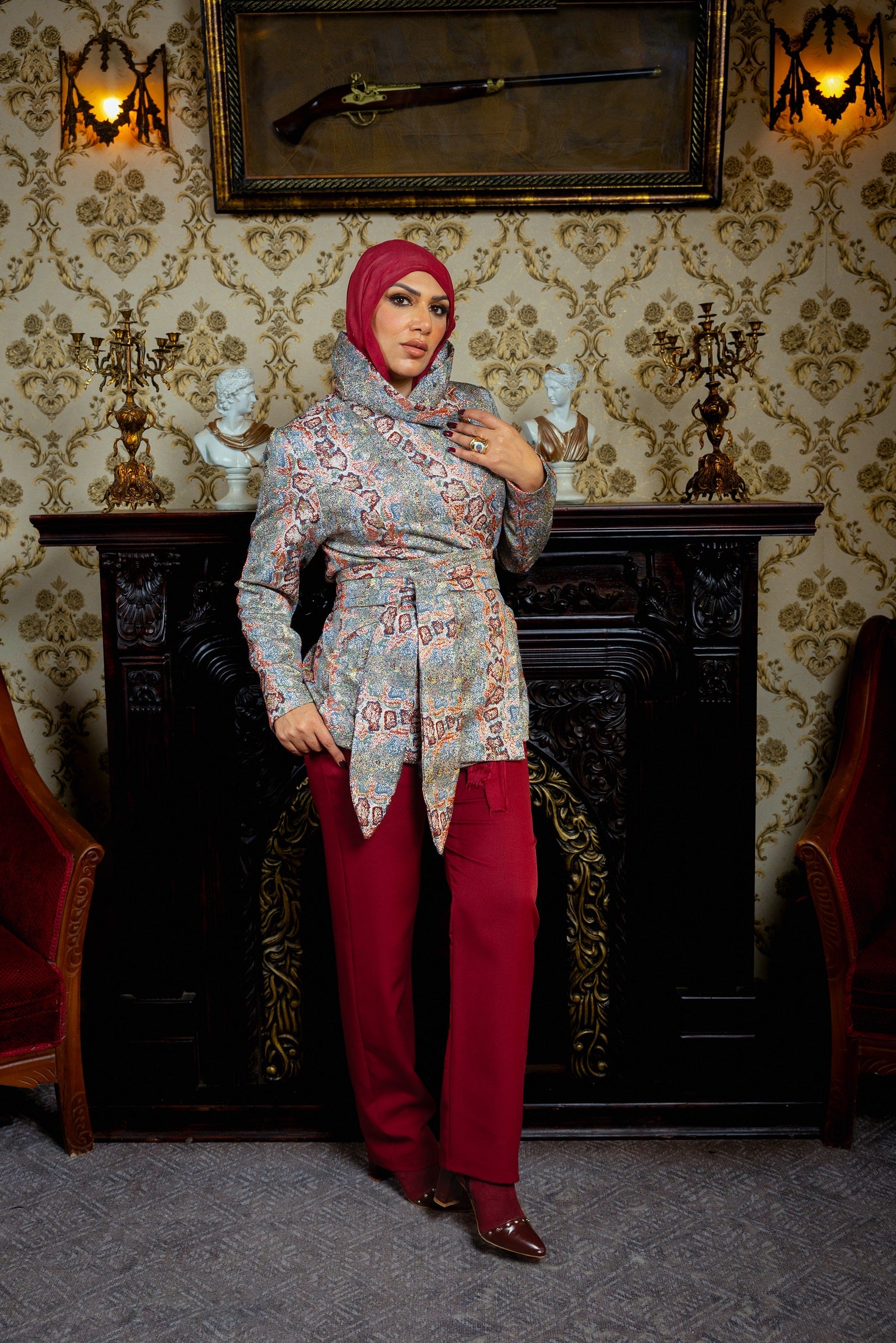 Barka Jacket - WineRed